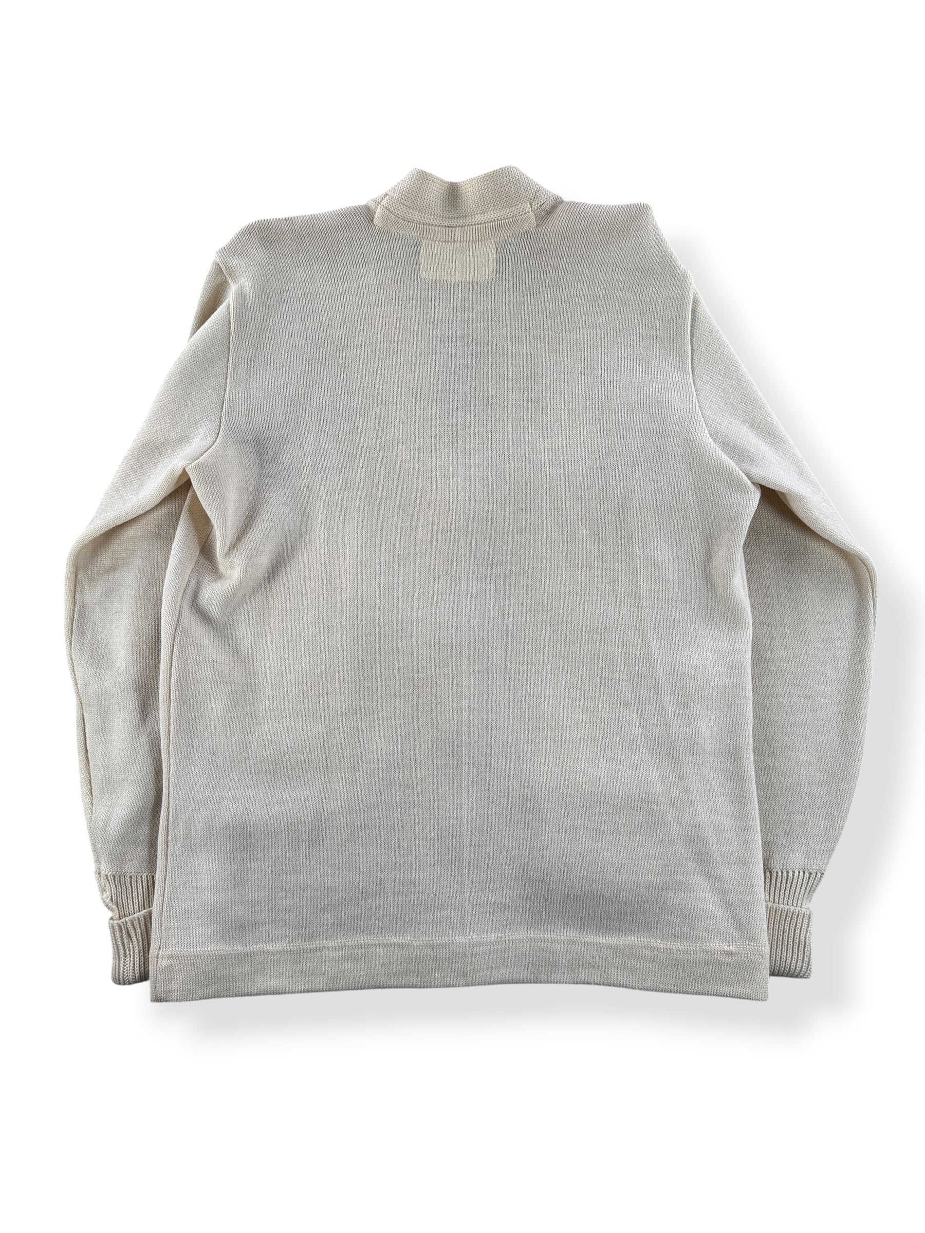 Back of Vintage Roy Smith Knitting Mills "Smithee" 65 Varsity Sweater SZ S