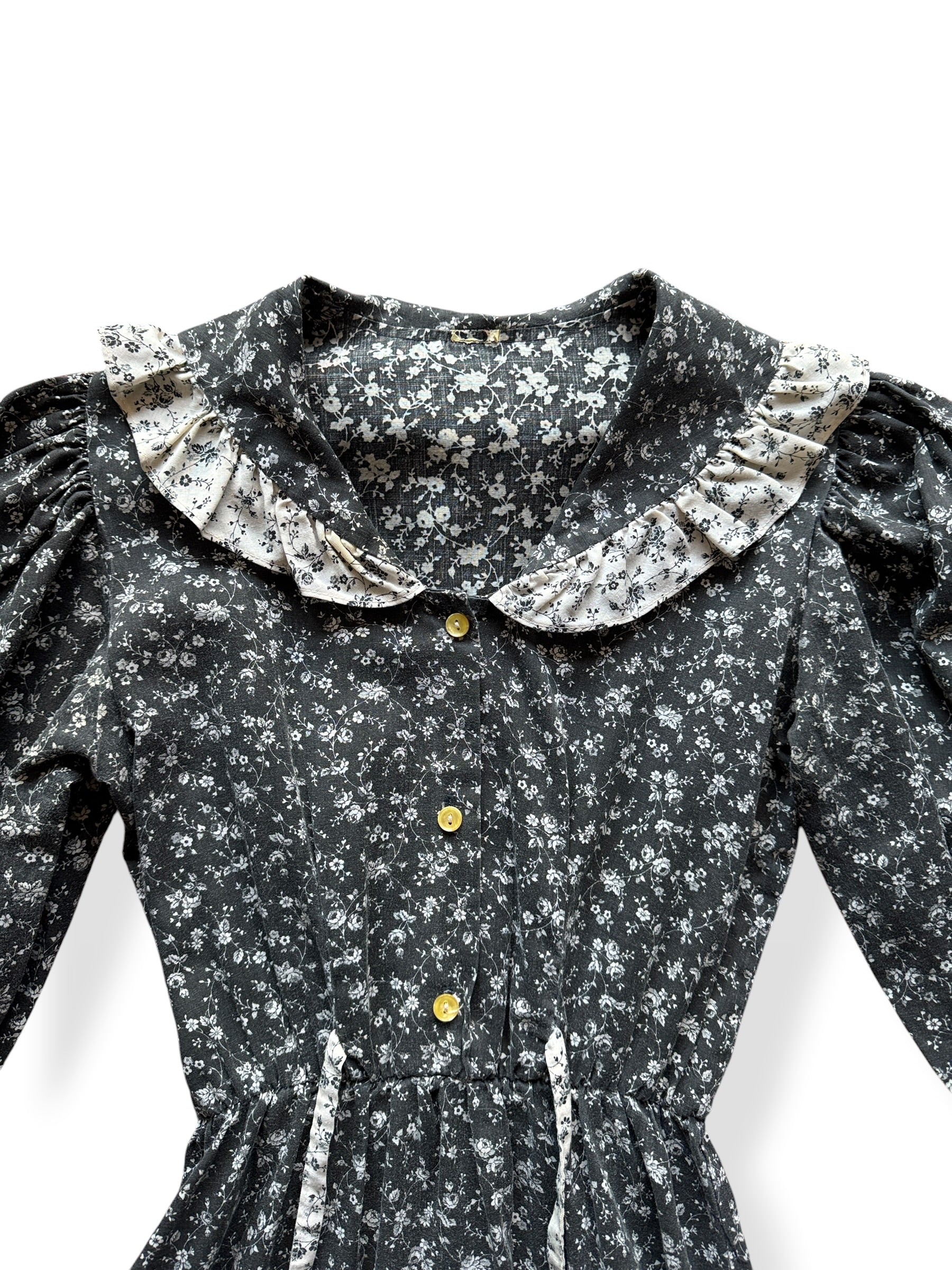 Collar on Vintage Prairie Cowgirl Dress SZ XS