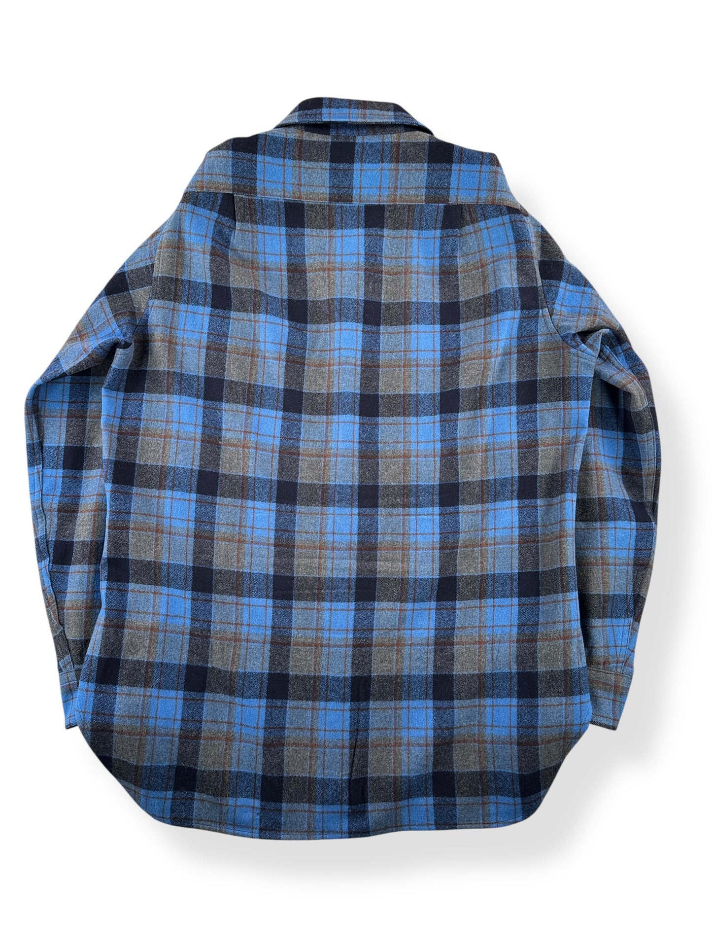 Back of Vintage 70s Pendleton Button Up Flannel SZ L