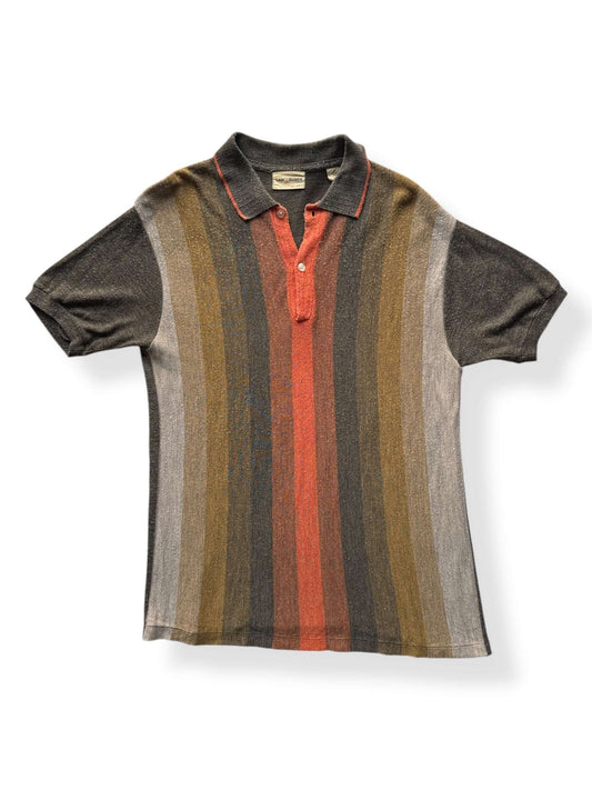 Front of Vintage Van Heusen Knit Short Sleeve Top SZ M