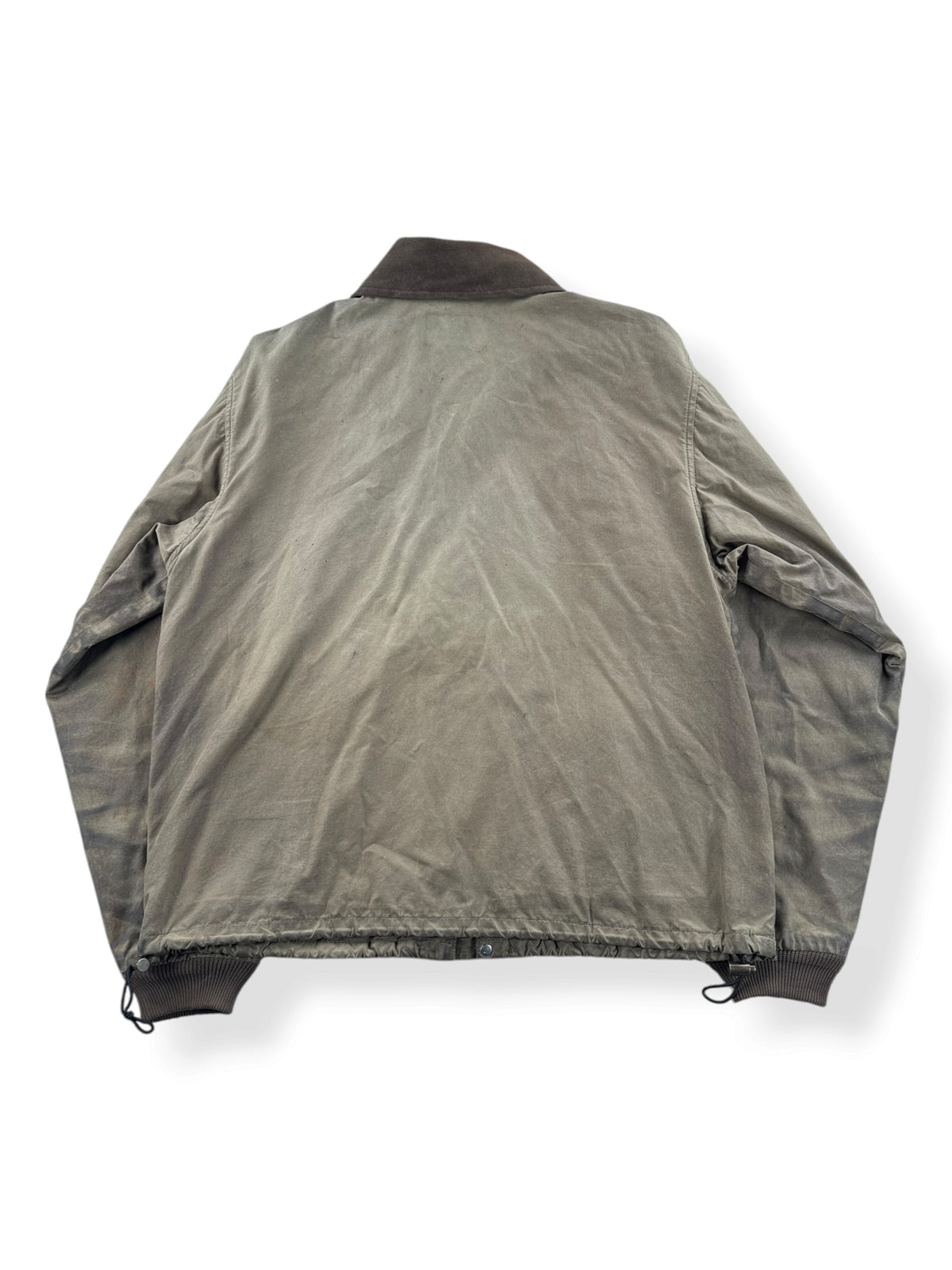 Back of Filson 2000s Era Tin Cloth 1493N Jacket SZ L