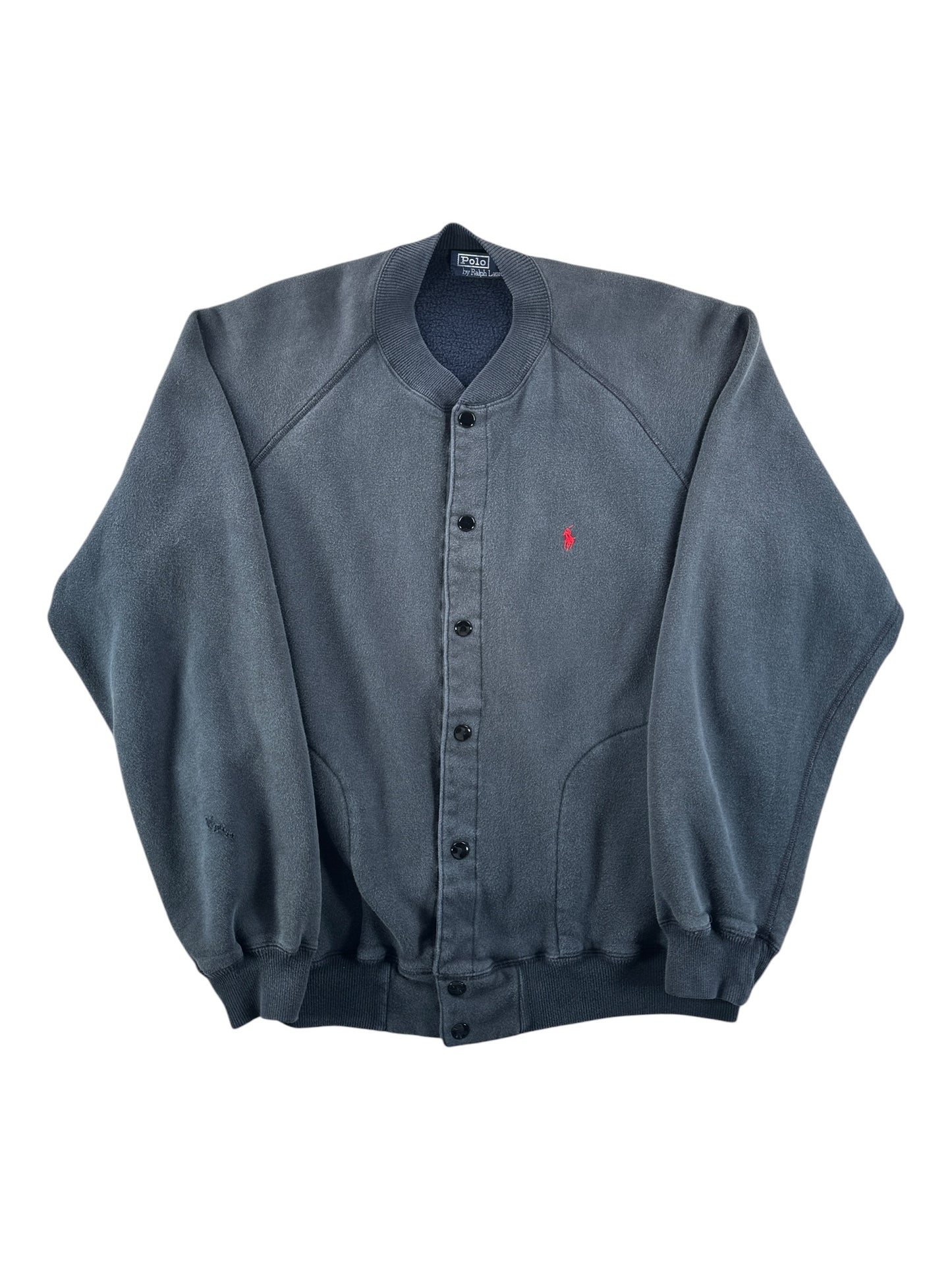Front of Vintage Polo Bomber Sweatshirt SZ L