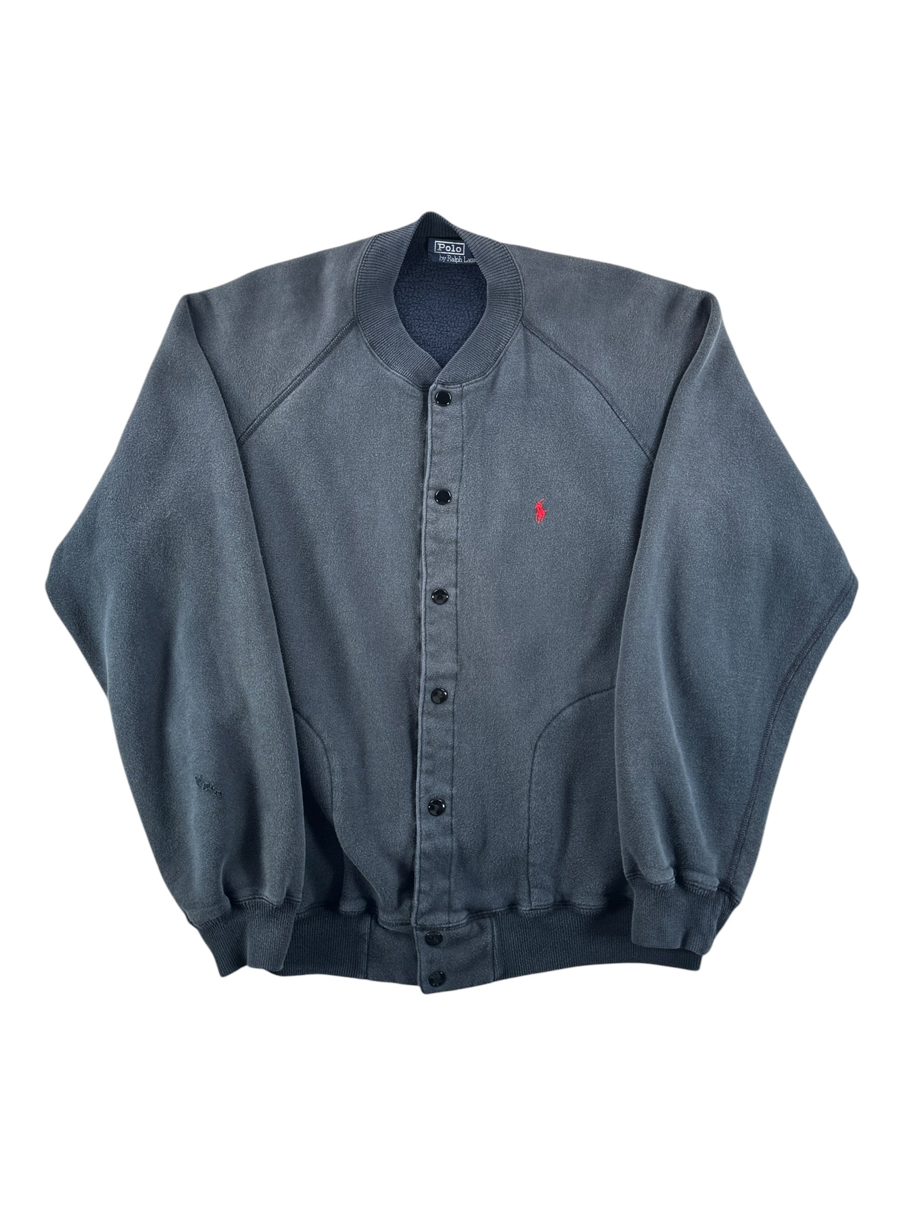 Front of Vintage Polo Bomber Sweatshirt SZ L