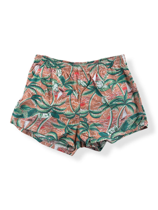 Front of Vintage McGregor Bates Big N Little Aloha Shorts W32