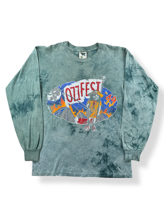 Front of Vintage 1999 Ozzfest Long Sleeve Tee SZ L