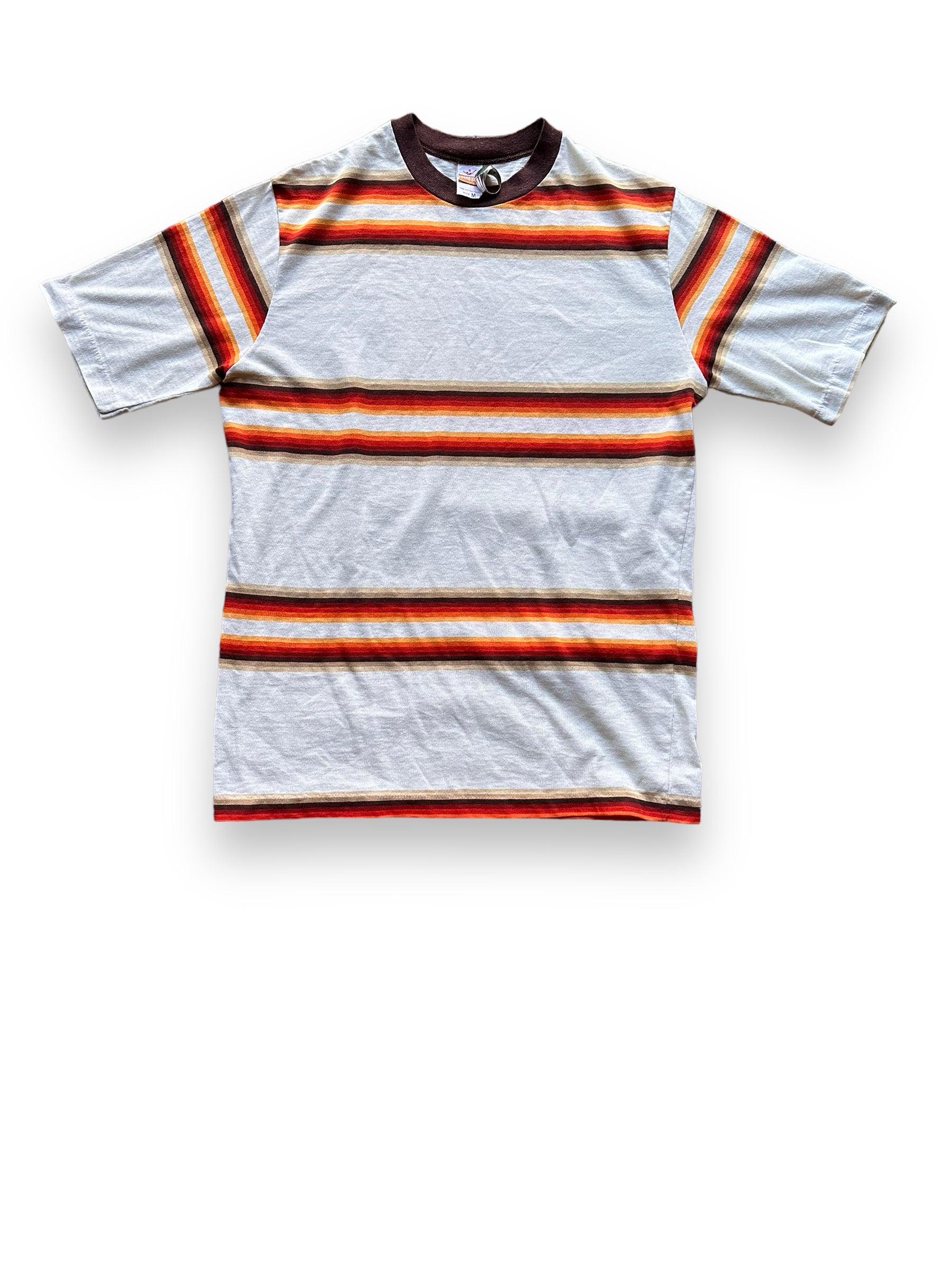Front View of Vintage Jantzen Striped Shirt SZ M | Vintage Striped Shirt Seattle | Barn Owl Vintage Seattle