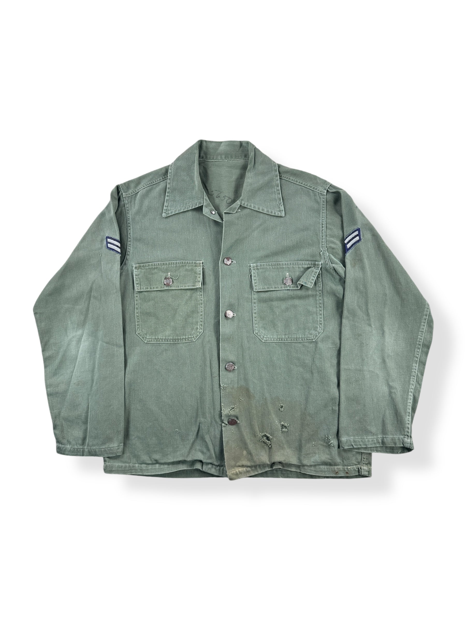 Front of Vintage 13 Star Military Top SZ M