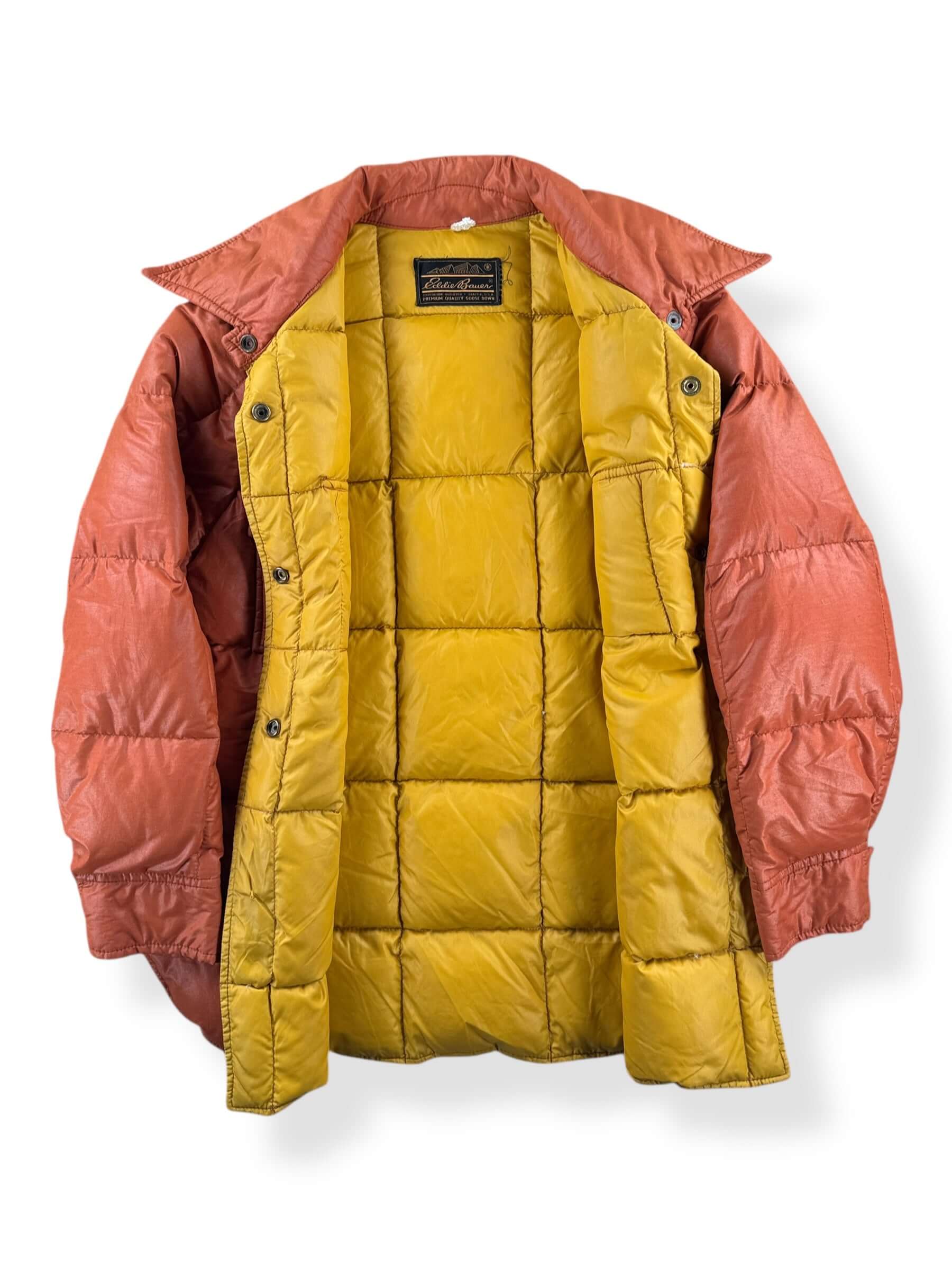 Inside of Vintage Quilted Eddie Bauer Shacket SZ S