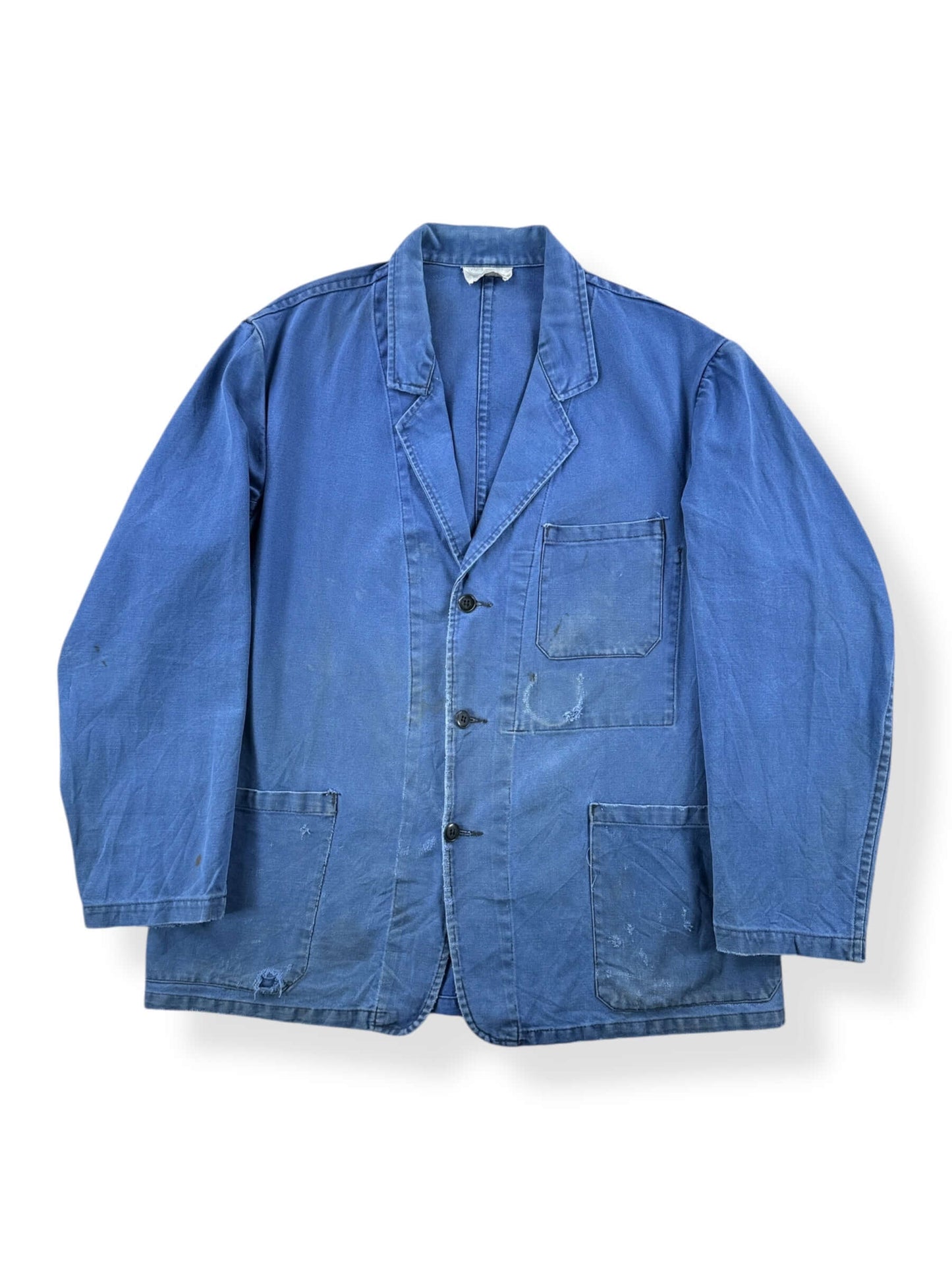 Front of Vintage French Chore Coat SZ L