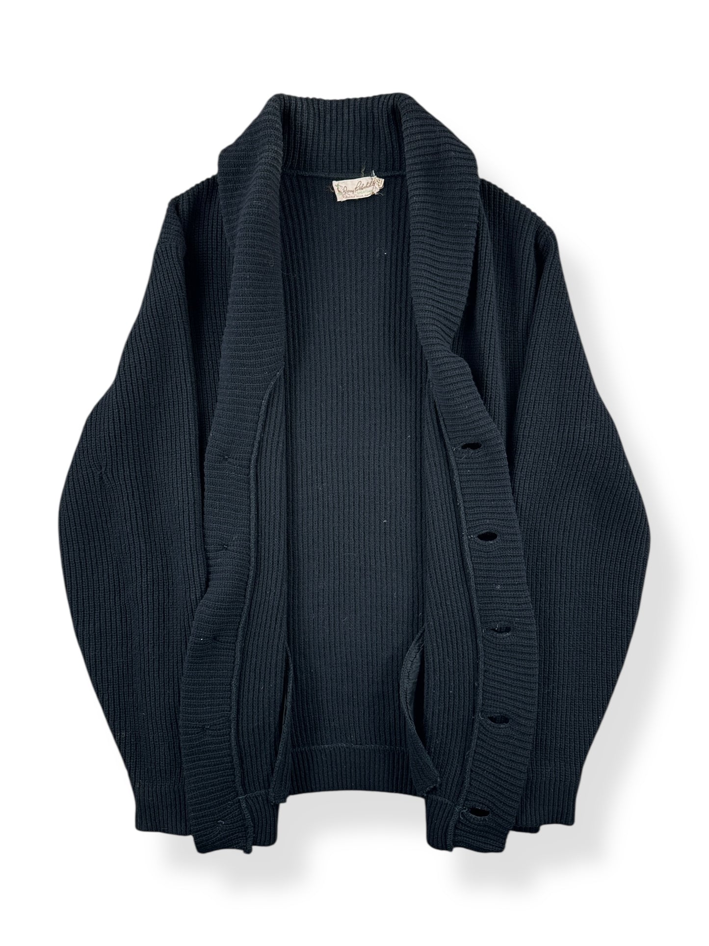 Inside of Vintage 60s Era Jerry Rothschild Sportswear Cardigan SZ M