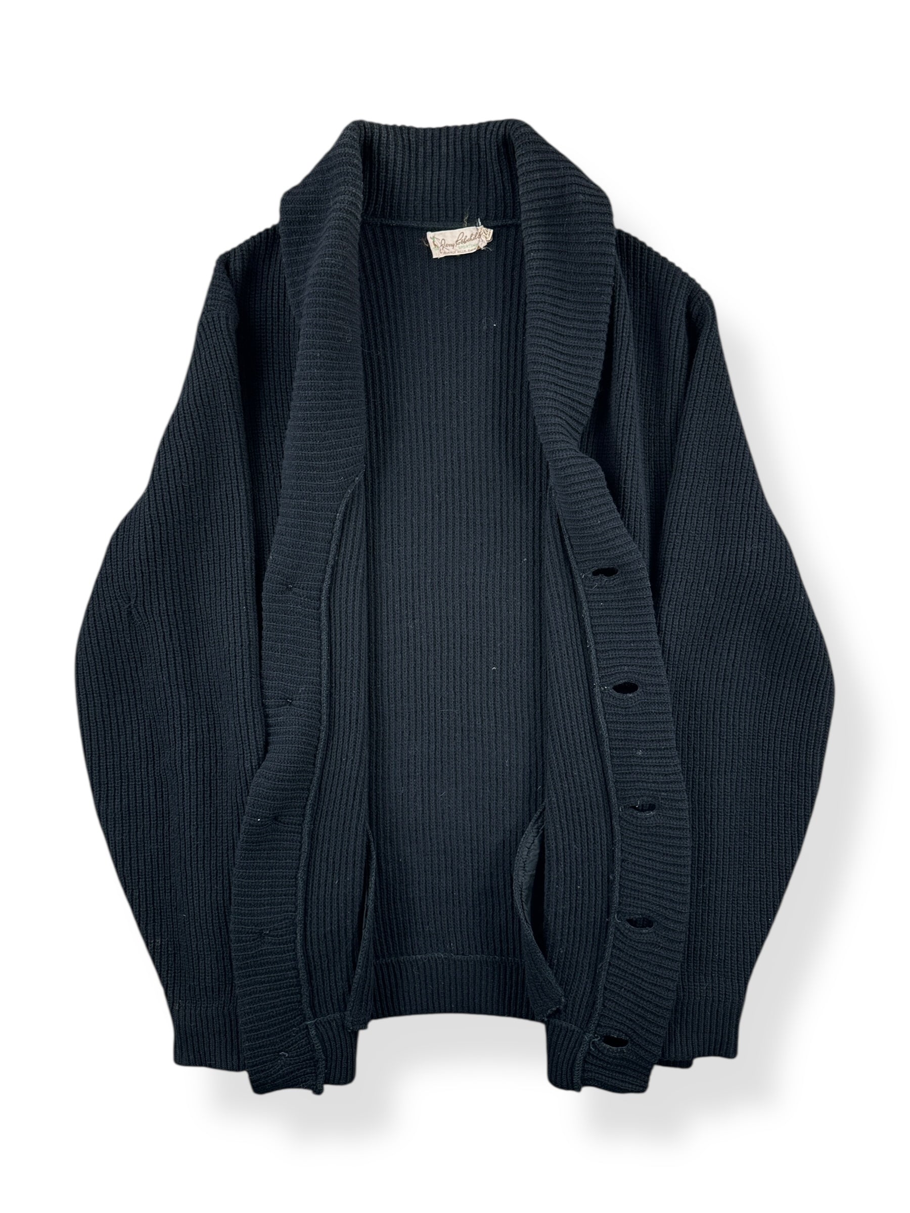 Inside of Vintage 60s Era Jerry Rothschild Sportswear Cardigan SZ M