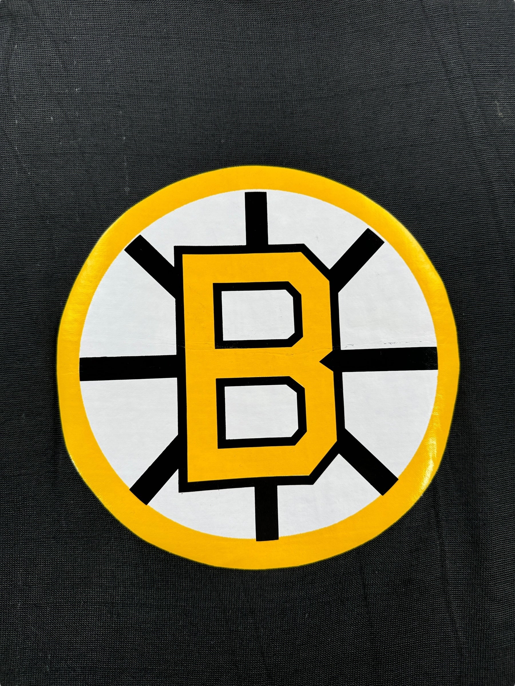 Graphic of Vintage 70s Boston Bruins Durene Jersey SZ L