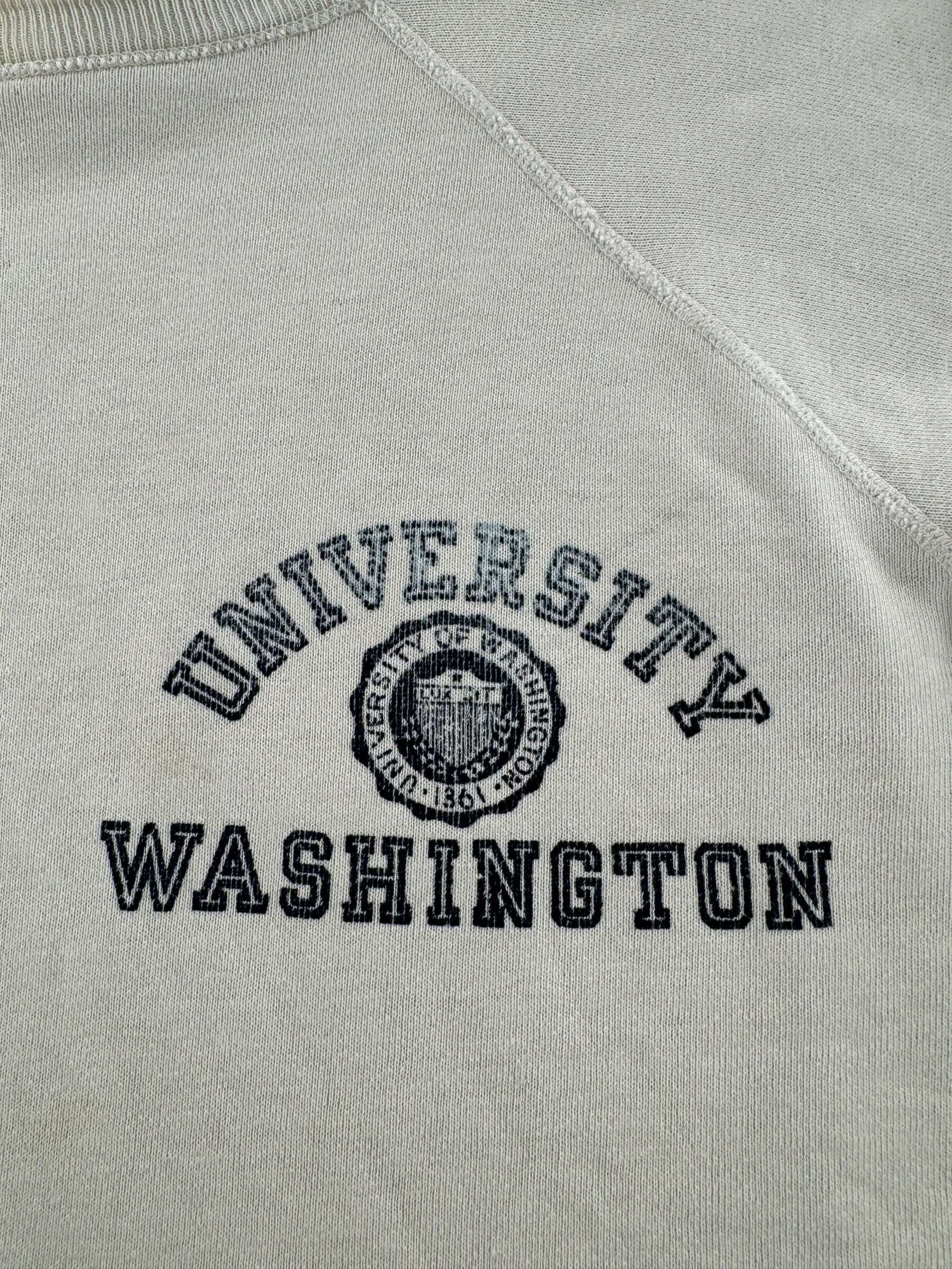 Graphic of Vintage UW Champion Running Man Crewneck SZ XL (Fits L)