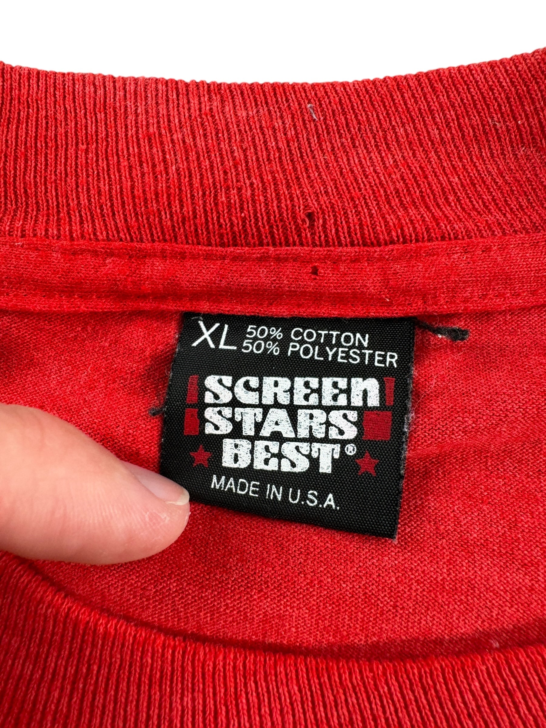 Tag on Vintage American Flyer Tee SZ L