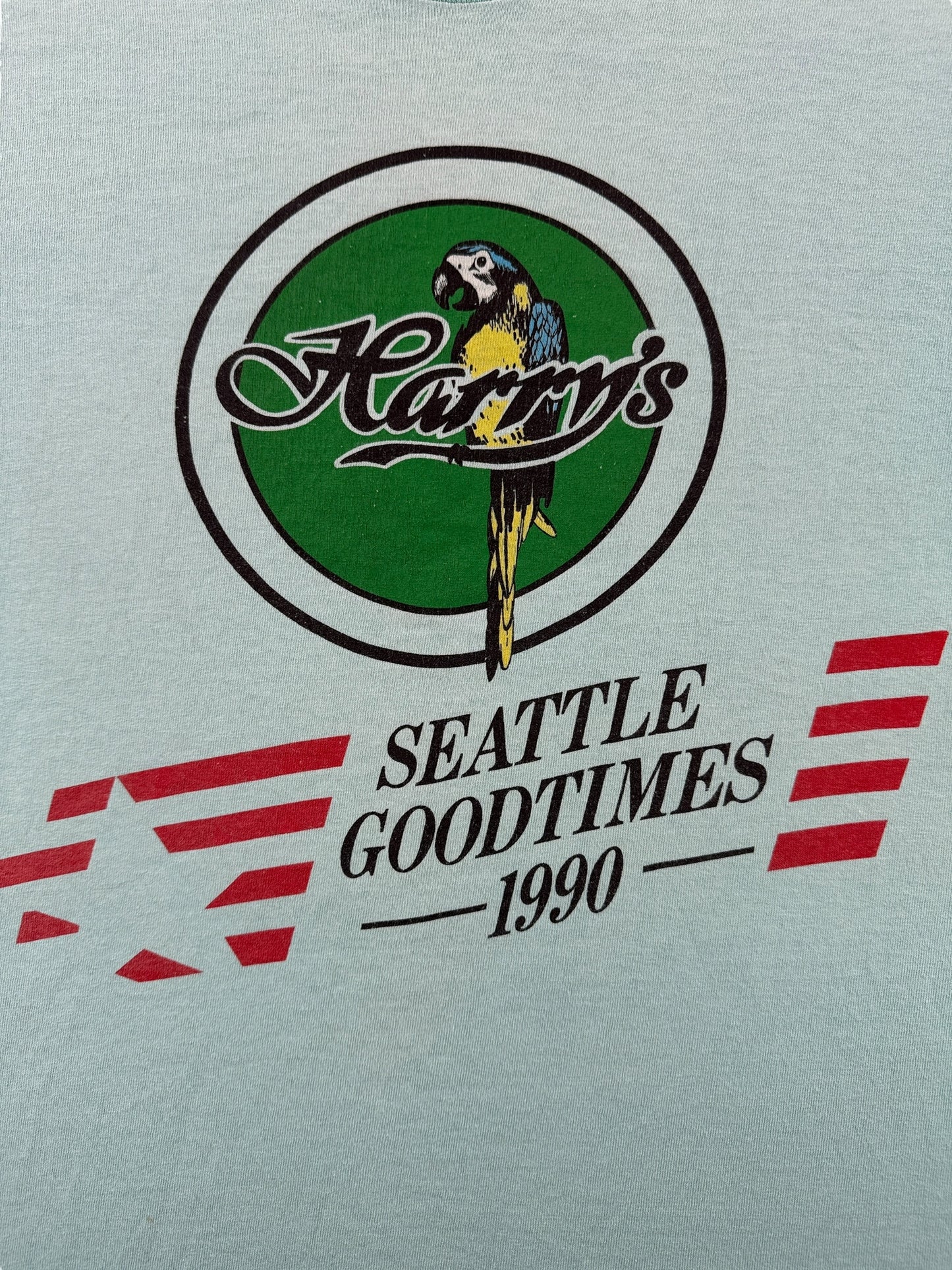Graphic of Vintage Harry's Good Times Seattle Tee SZ L