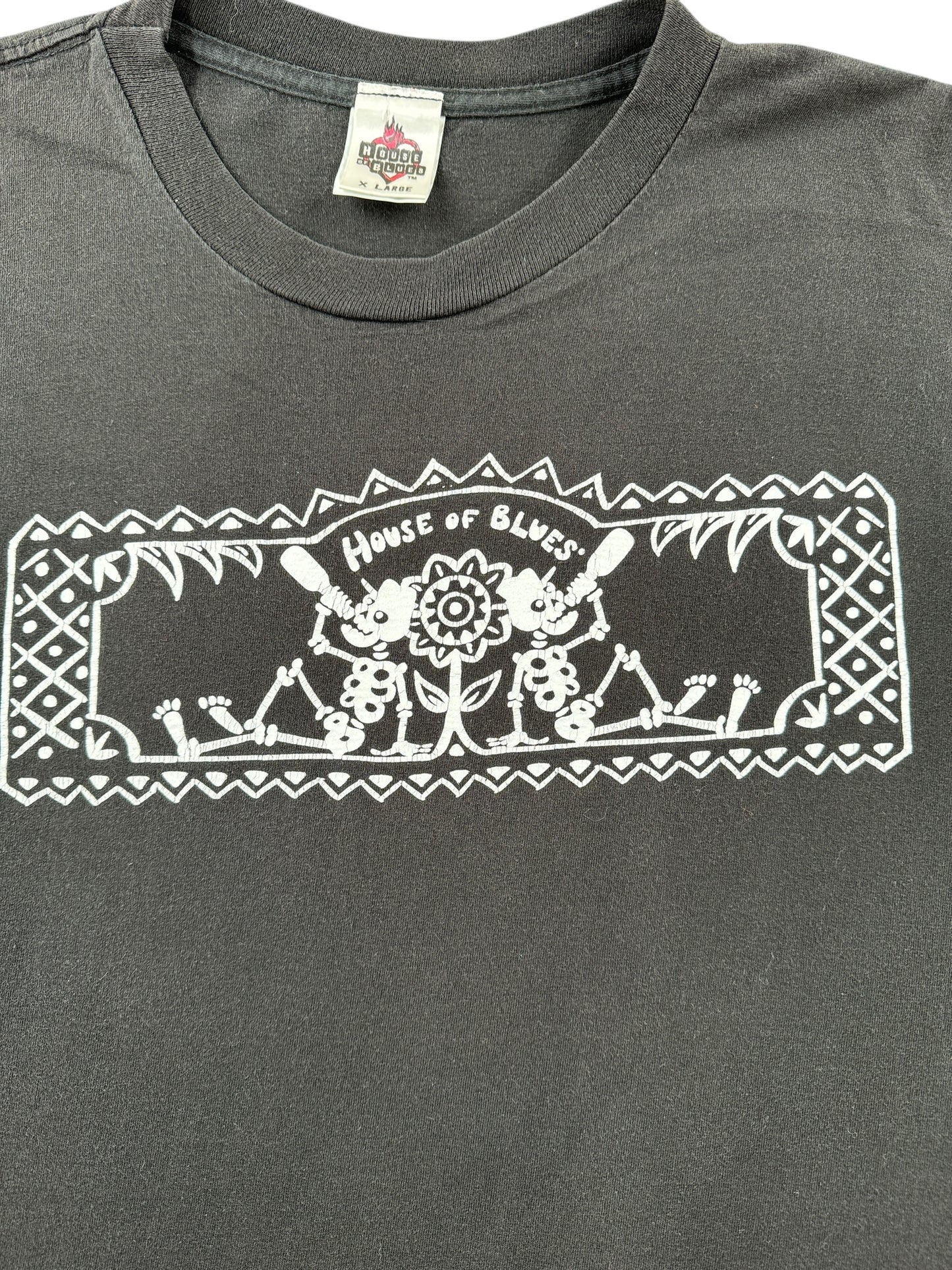 Graphic of Vintage House of Blues Long Sleeve Tee SZ XL