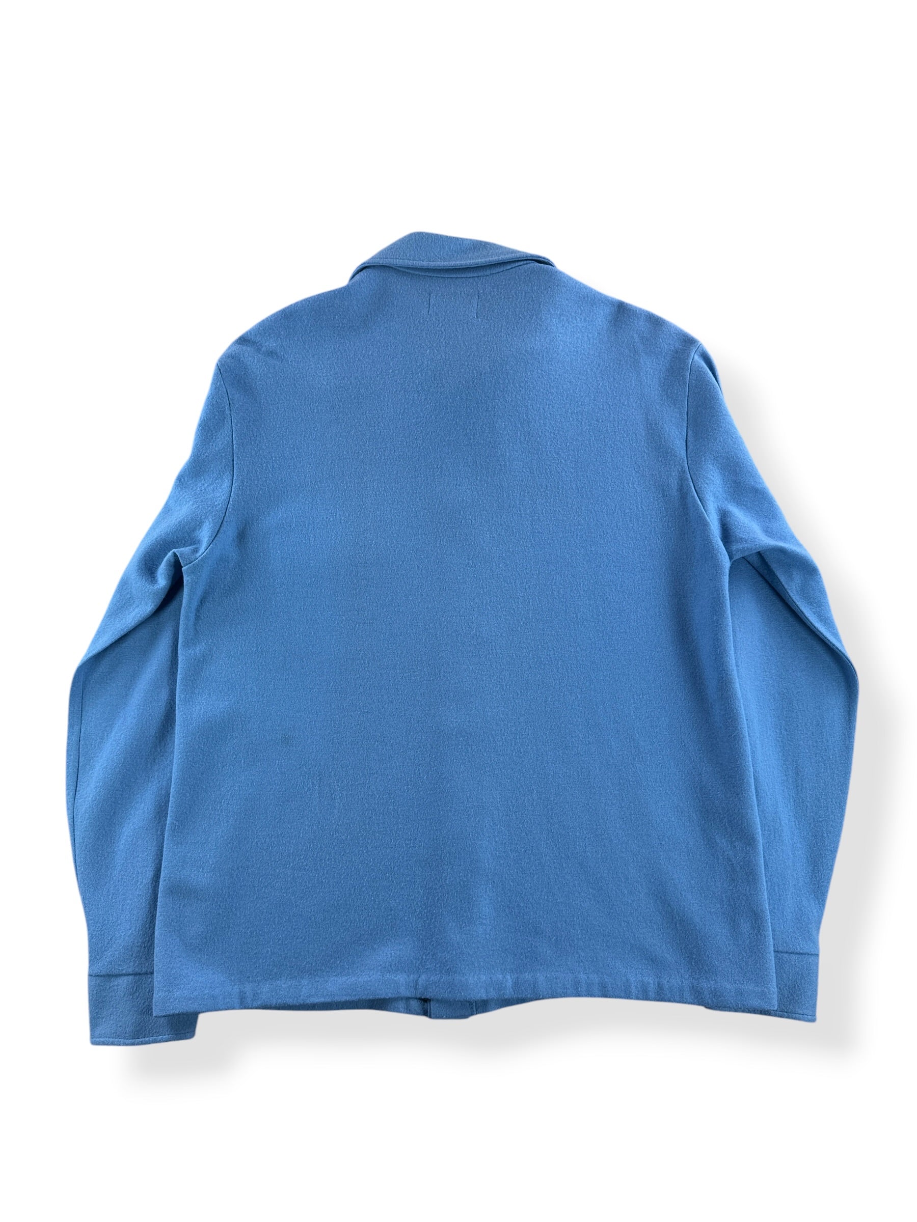 Back of Vintage Light Blue Pendleton Soft Wool Shirt SZ L