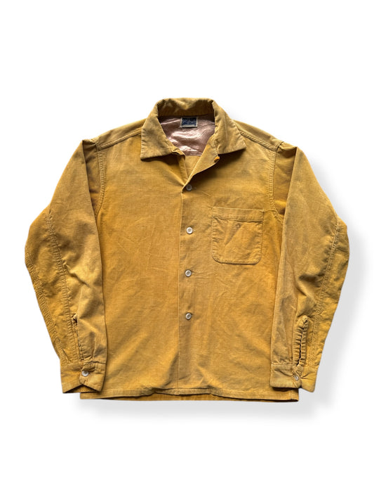 Front of Vintage Silver Star Corduroy Loop Collar SZ M