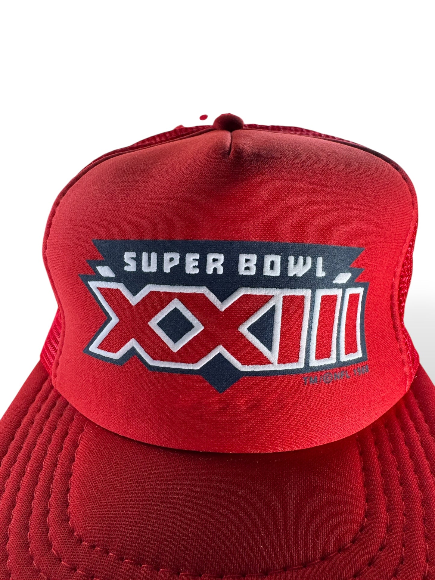 Design on Vintage Super Bowl 23 Trucker Hat SZ OSFA