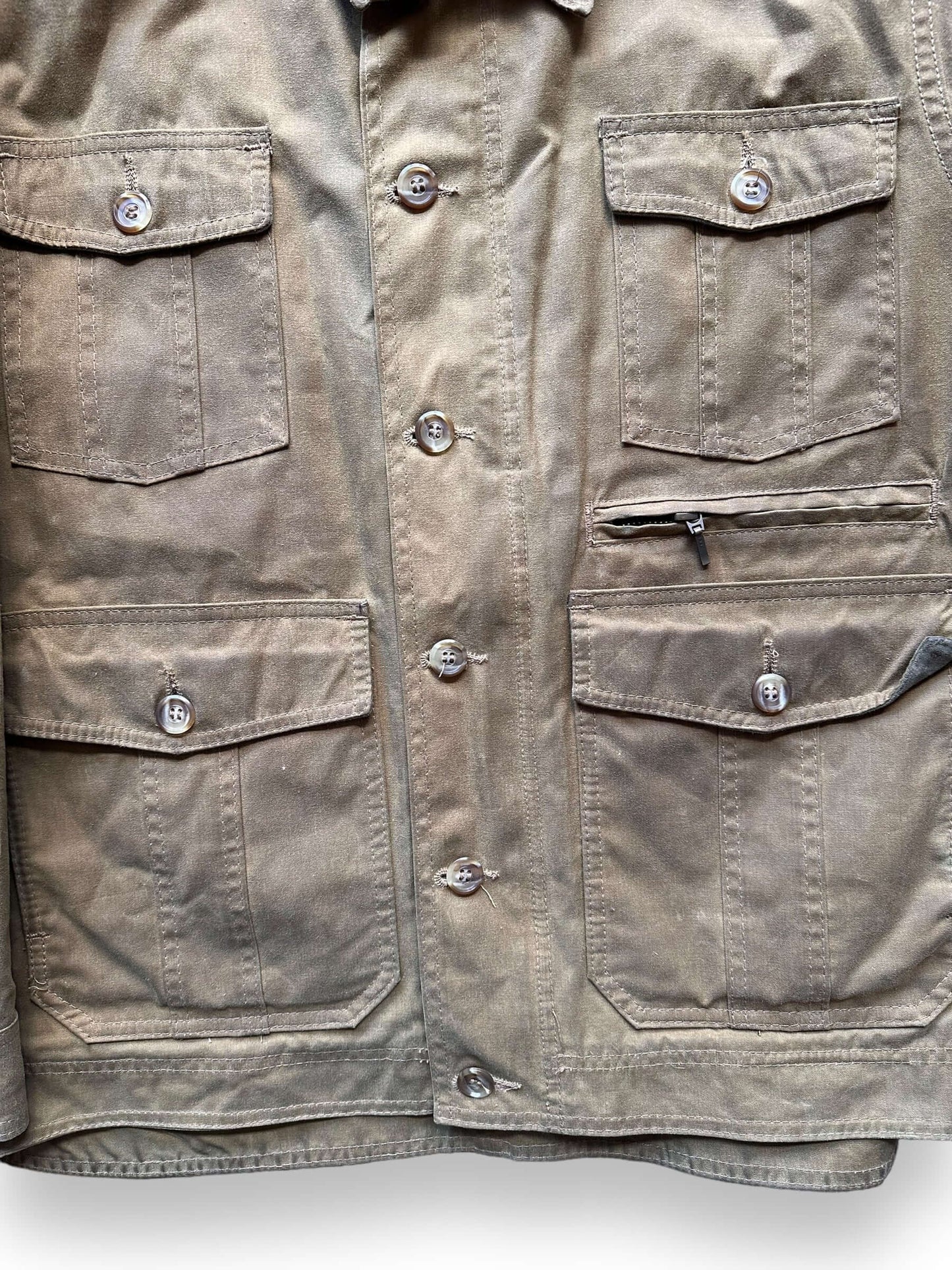 Chest Detail on Filson Westlake Jacket SZ M | Filson Workwear Seattle