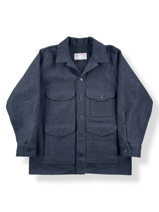 Front of Filson Mackinaw Charcoal Jacket SZ 42