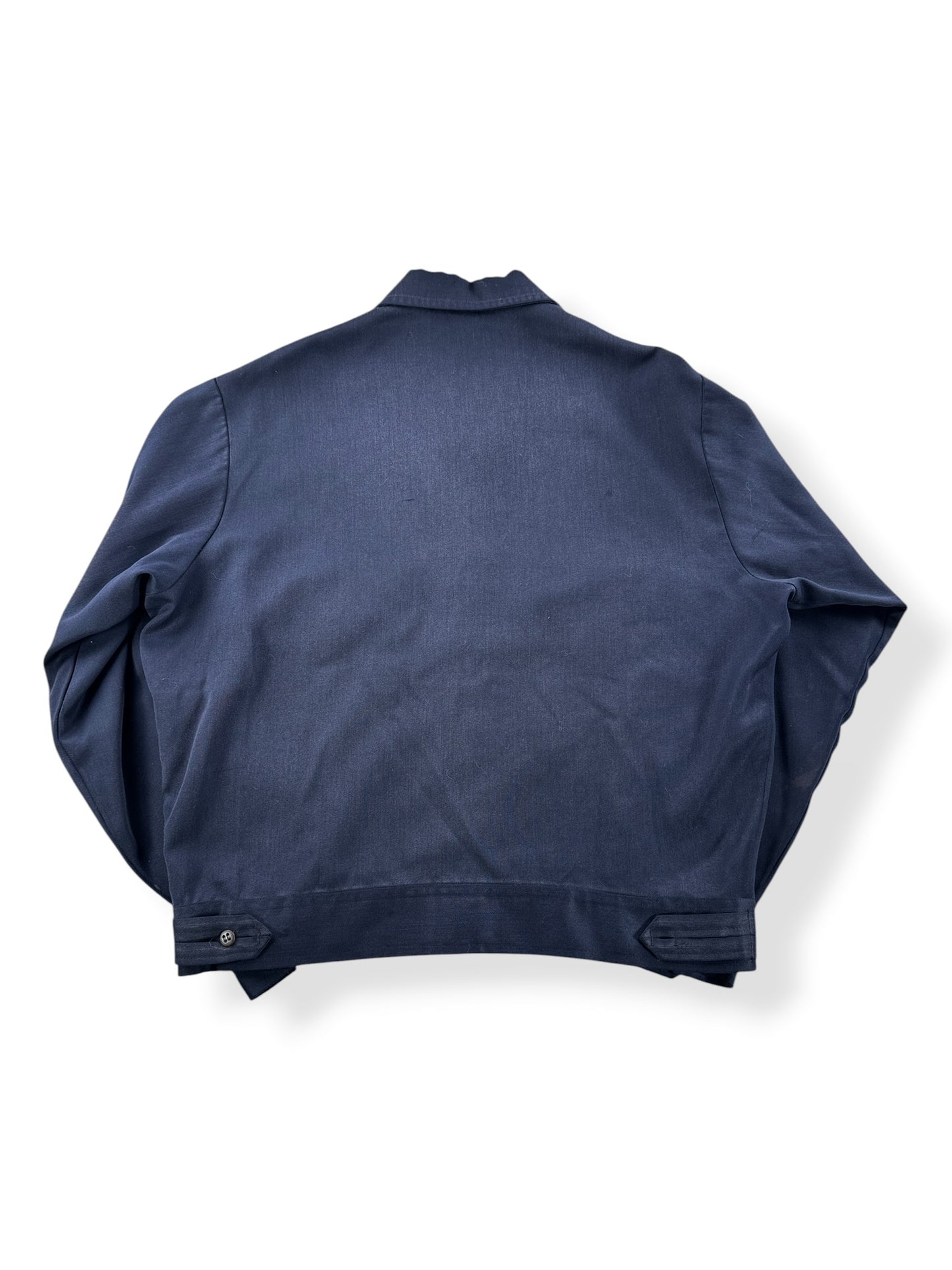Back of Vintage Mr. 2 Ply Rayon Gas Station Jacket SZ XL