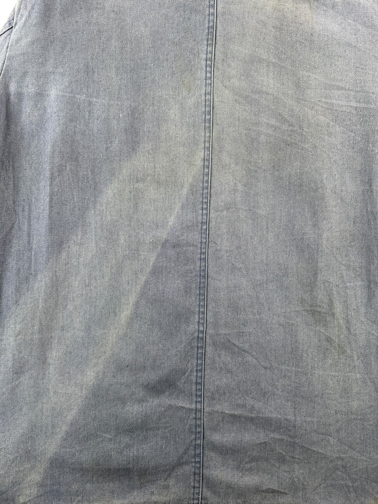 Fading on Vintage French Chore Coat W/ Neat Pockets SZ XL