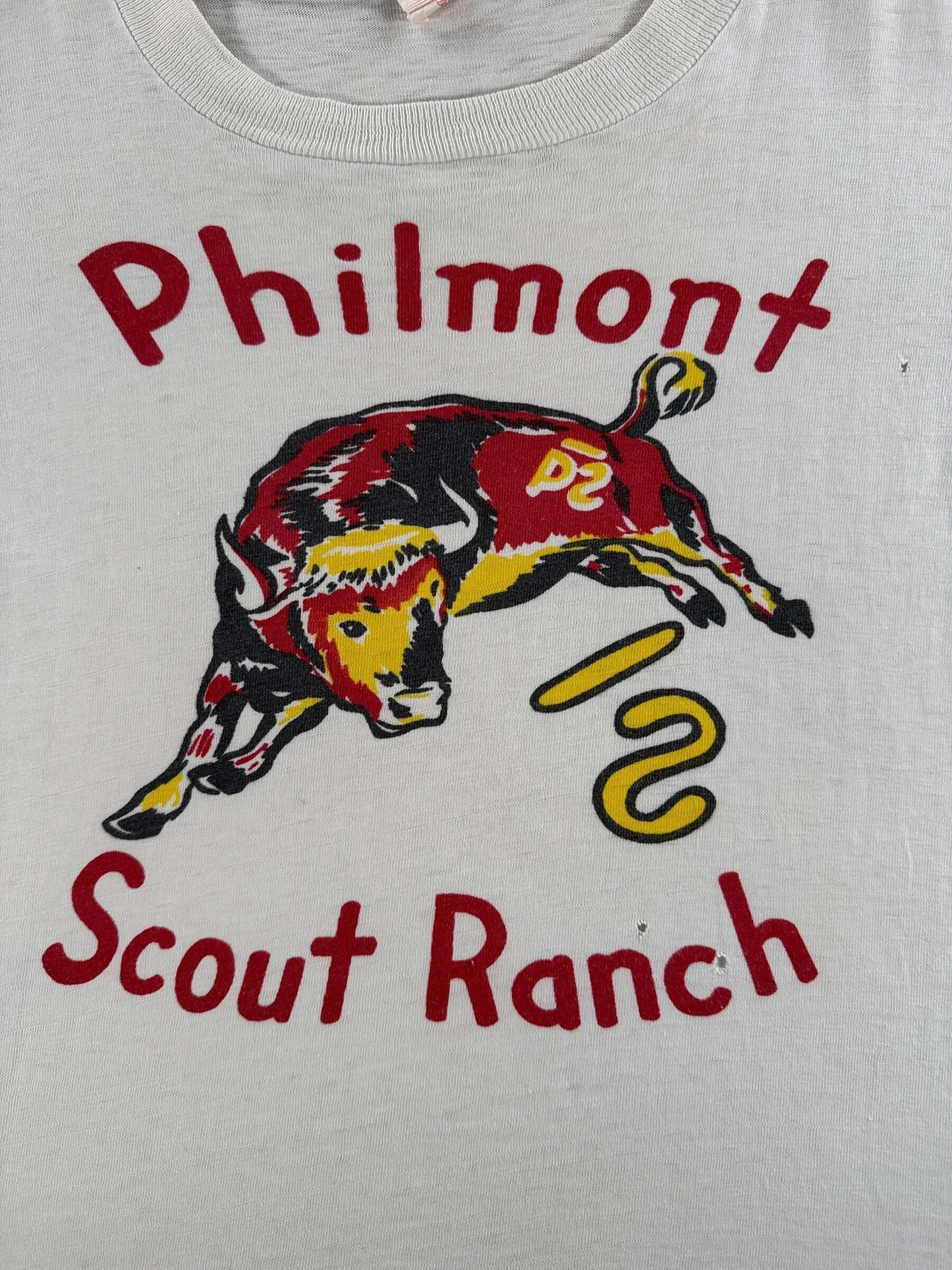 Graphic of Vintage BSA Philmont Scout Ranch Tee SZ S