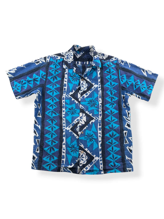 Front of Vintage Cotton Aloha Shirt SZ M - AS IS