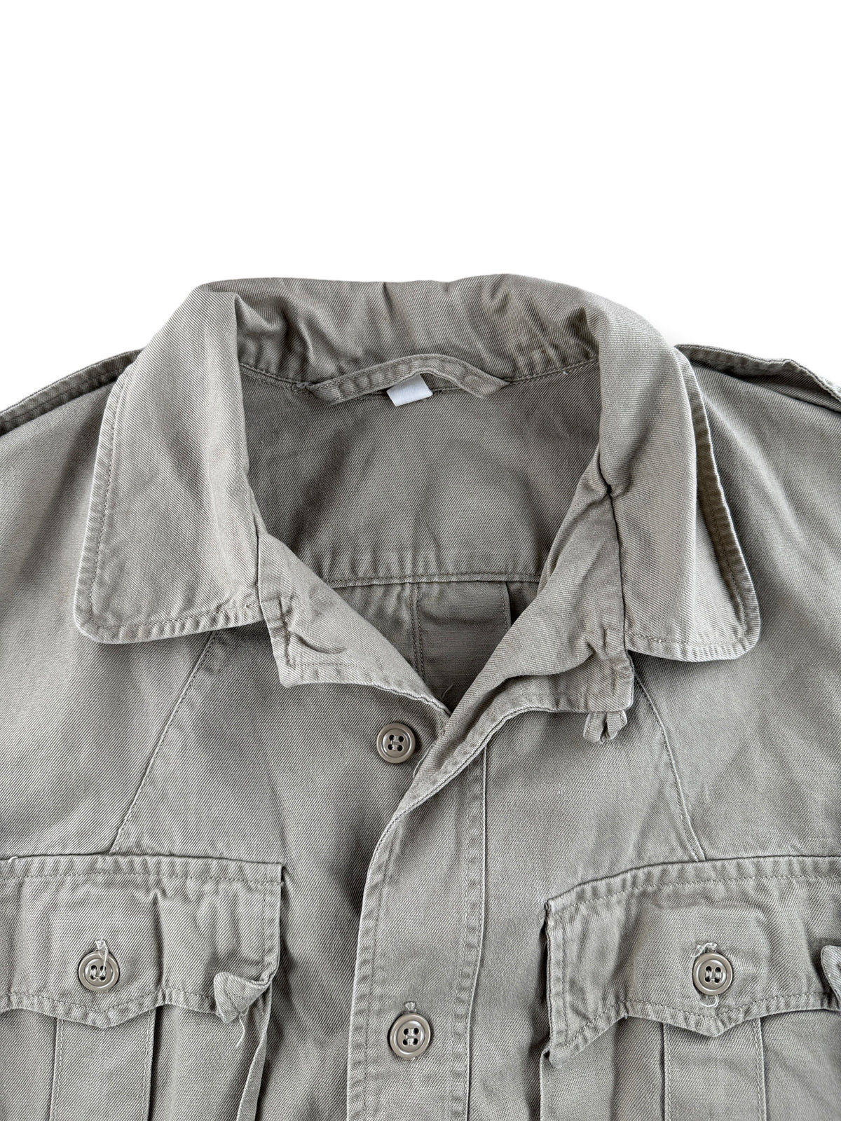 Collar on Vintage Korean War USAF Bush Jacket SZ M
