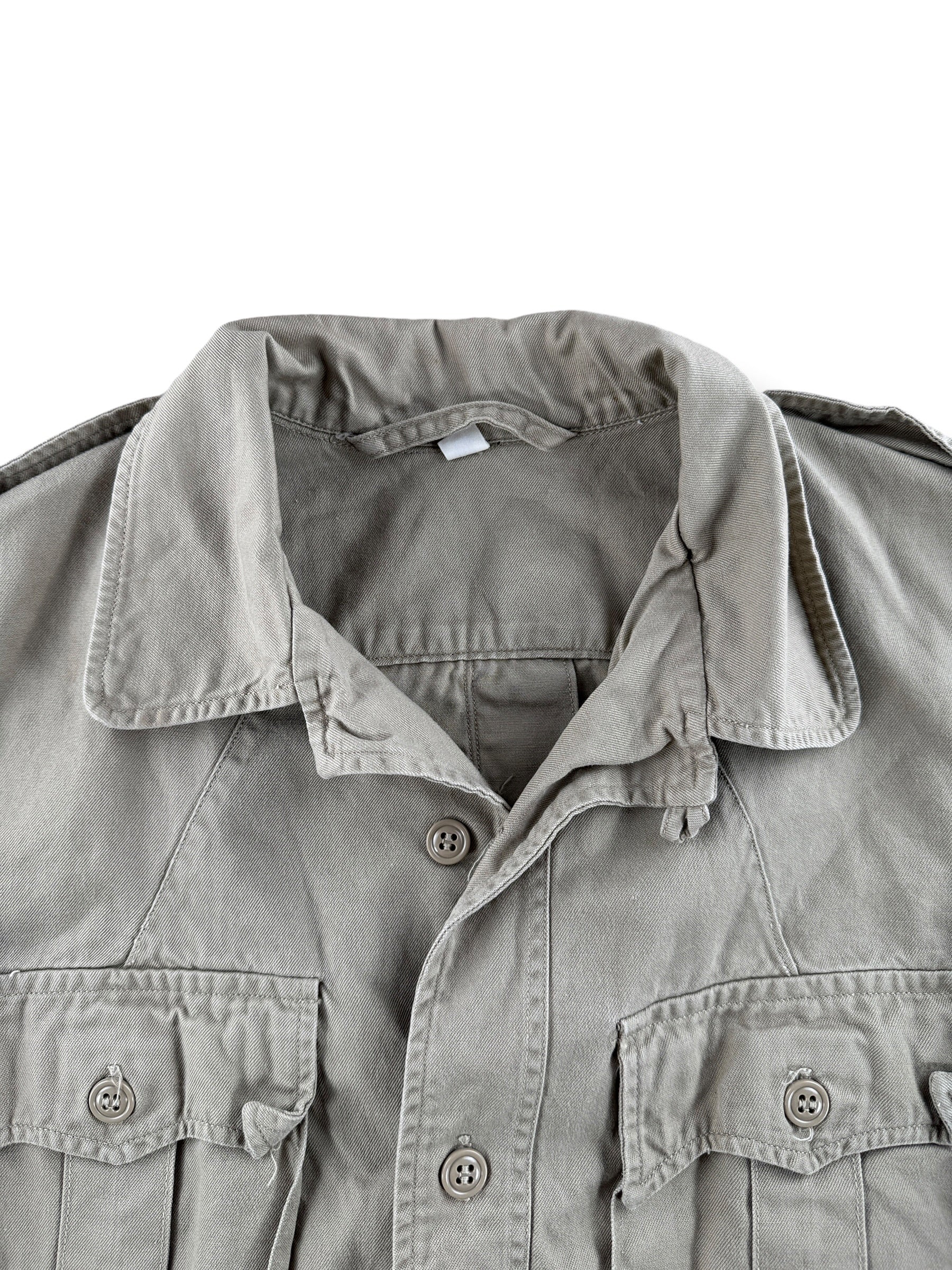 Collar on Vintage Korean War USAF Bush Jacket SZ M