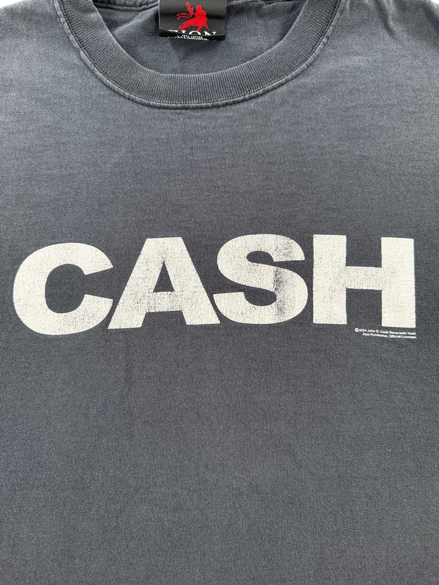Graphic of Vintage 2004 Johnny Cash Tee SZ M