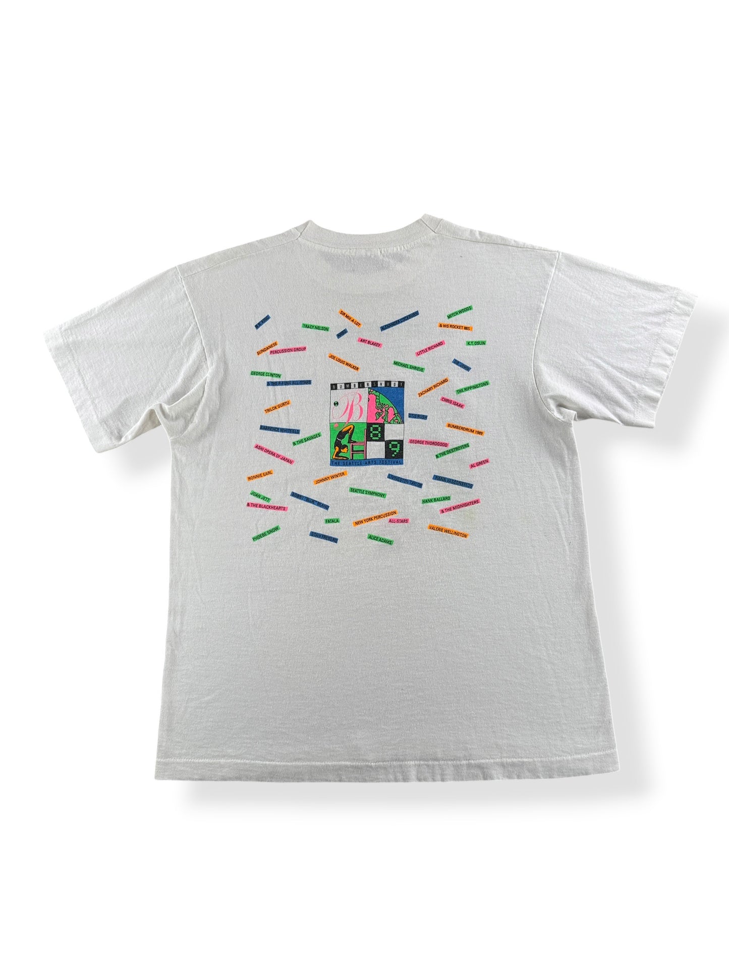 Back of Vintage Bumbershoot '89 Tee SZ L