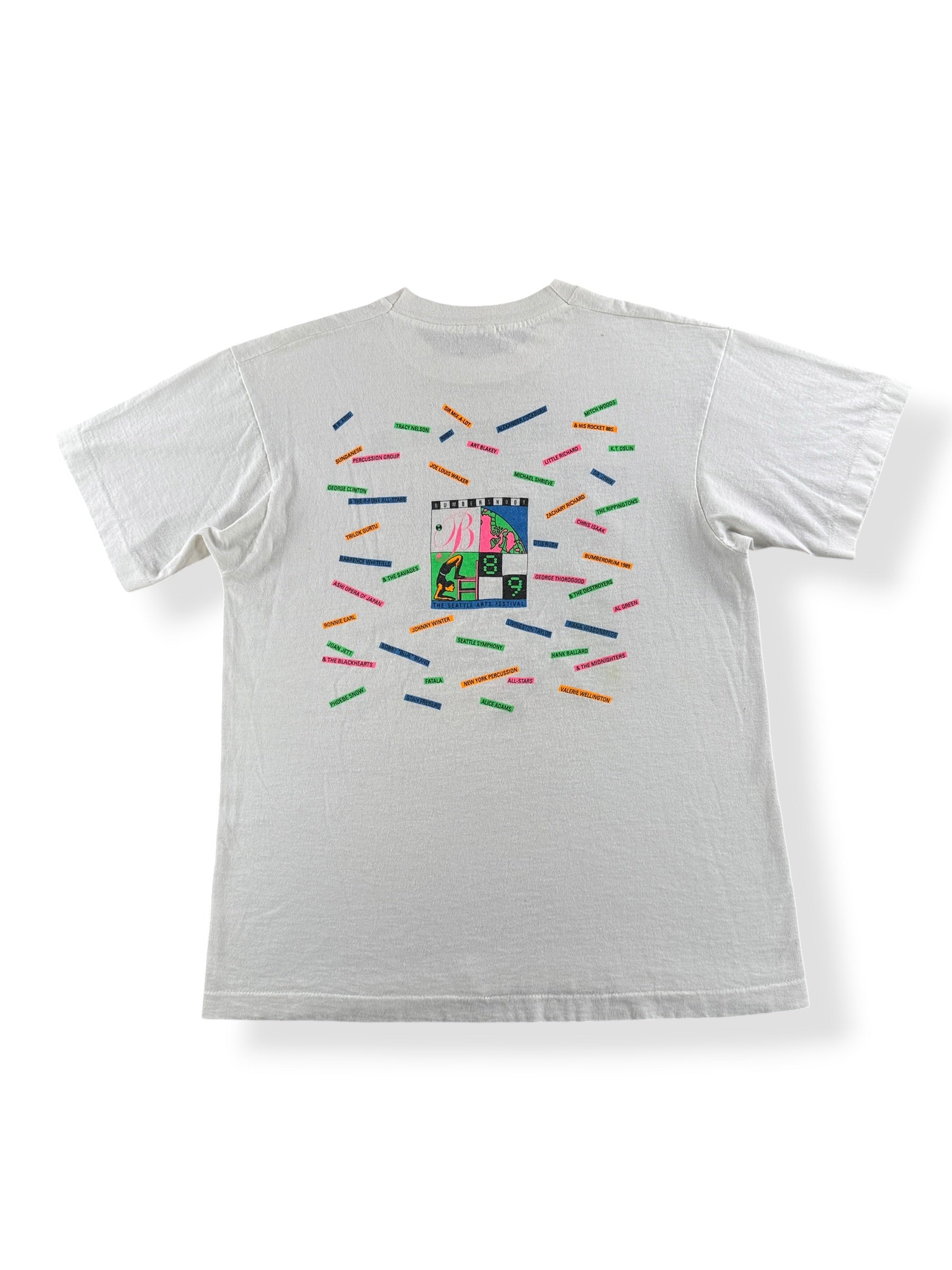 Back of Vintage Bumbershoot '89 Tee SZ L
