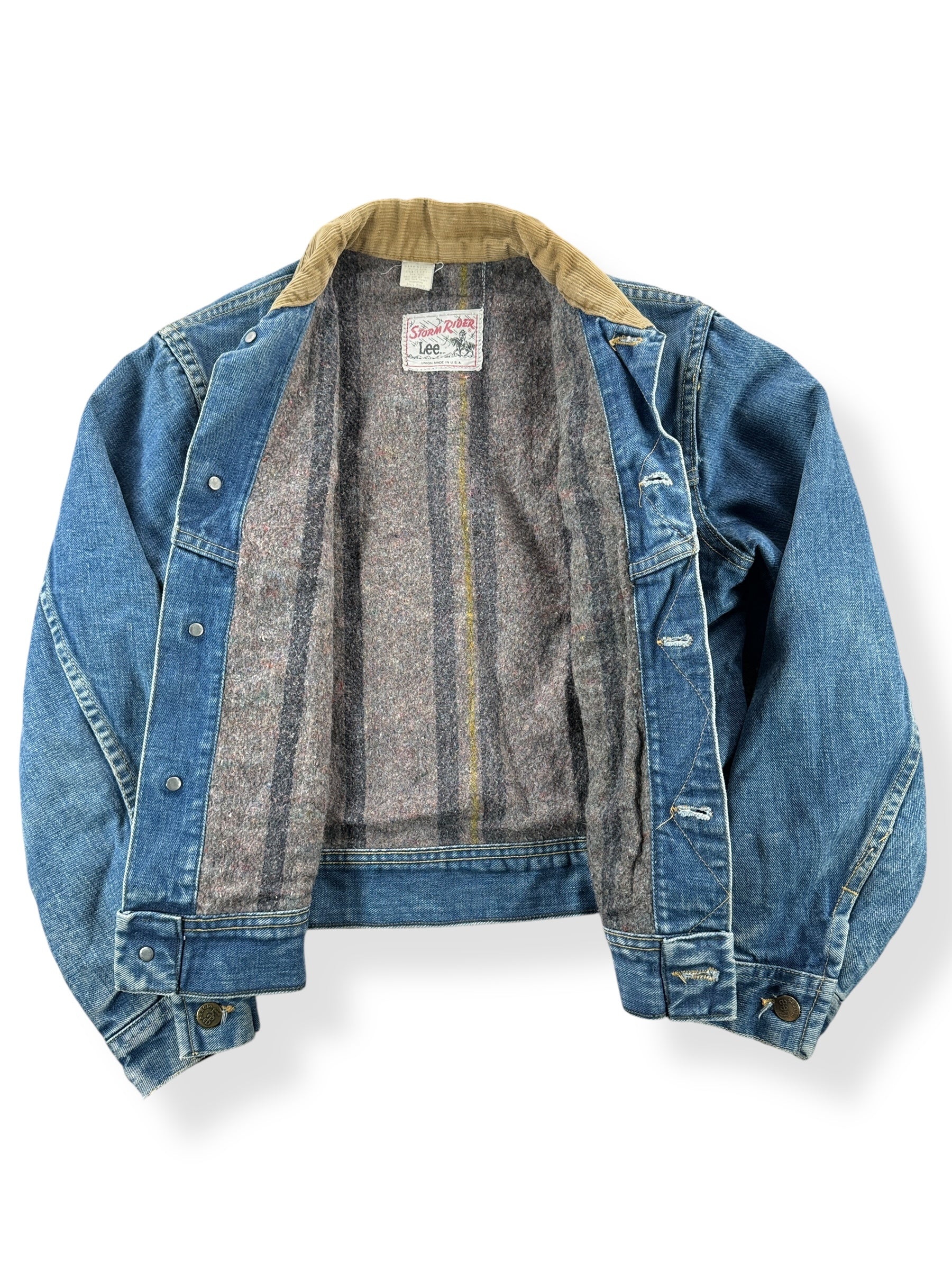Inside of Vintage 70s Era Lee Storm Rider Jacket SZ S