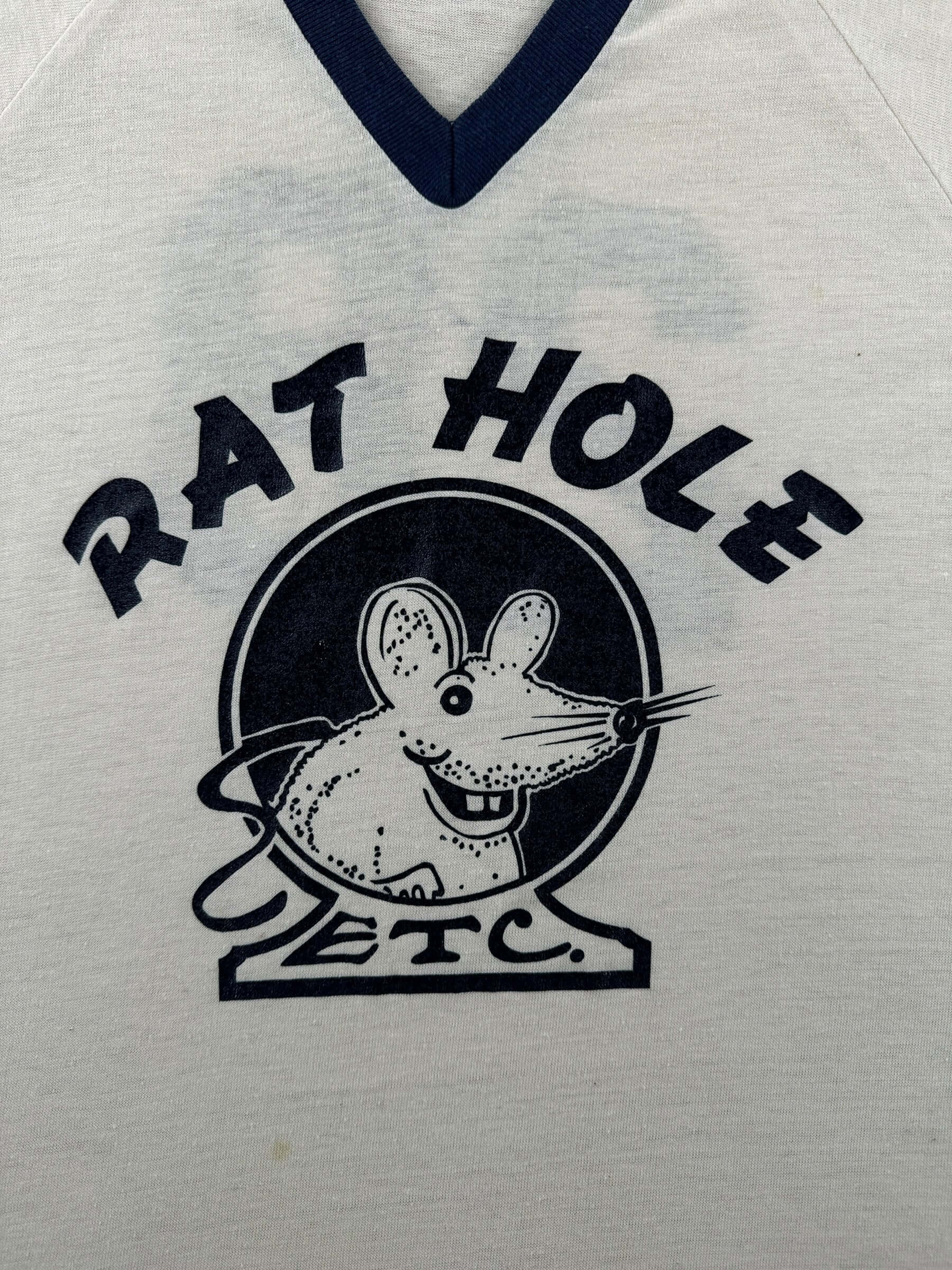 Graphic of Vintage Rat Hole Jersey Tee SZ M
