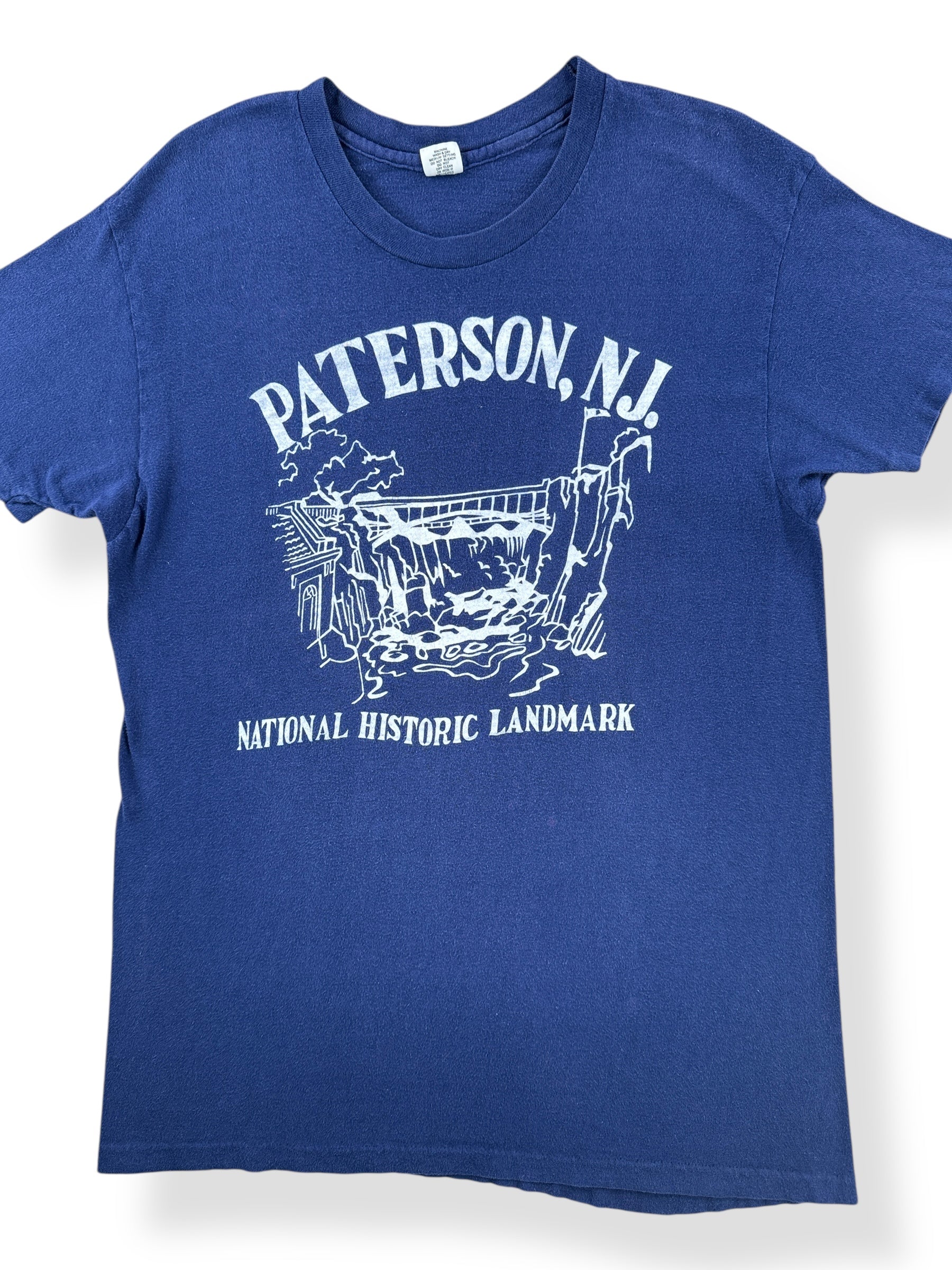 Front Close Up of Vintage Patterson NJ Tee SZ L