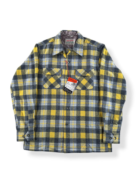 Front of Vintage NOS Field & Stream Wool Blend Flannel SZ M