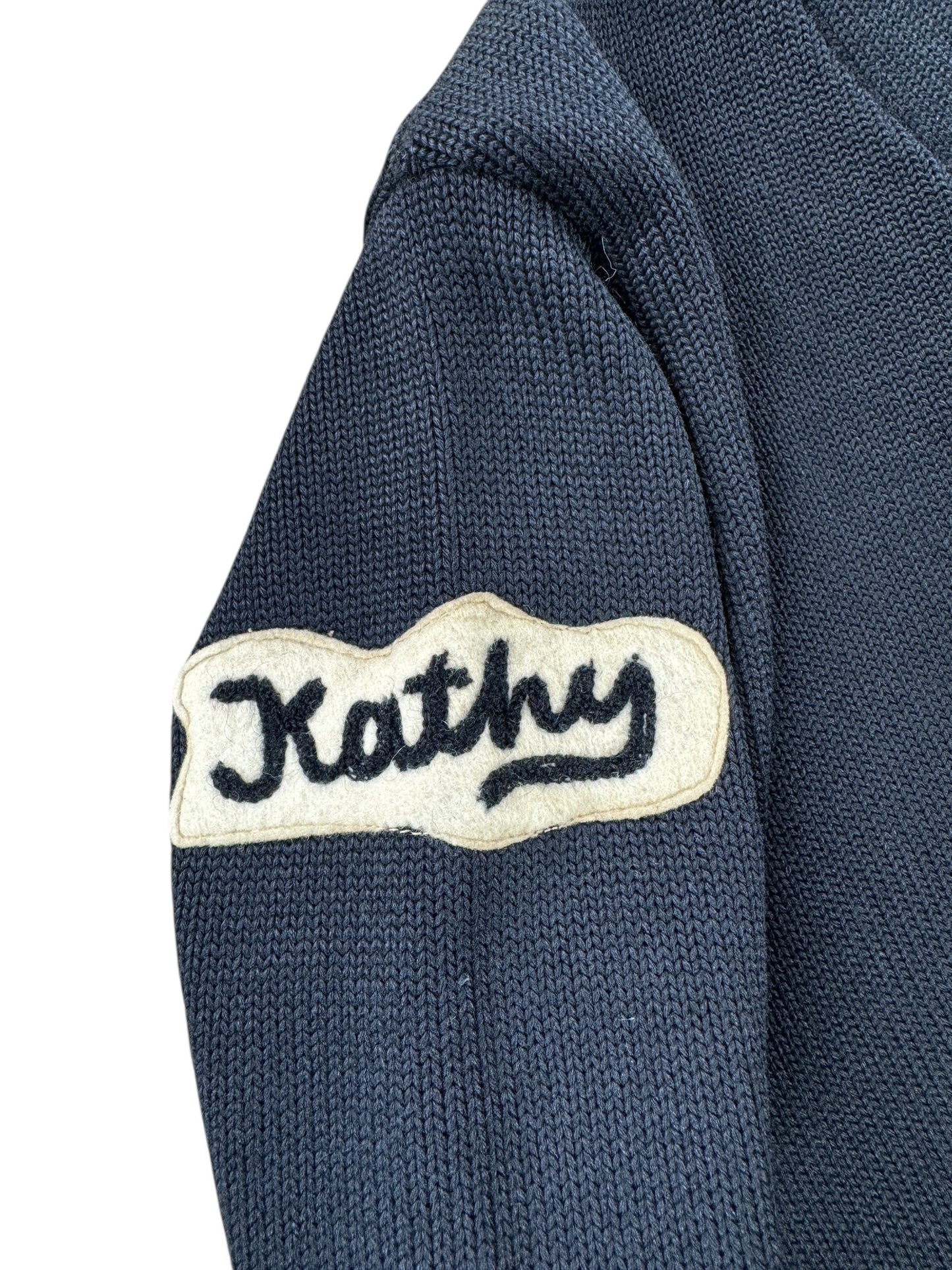 Kathy Patch on Vintage Lynden Lyncs 1966 Varsity Sweater SZ XS