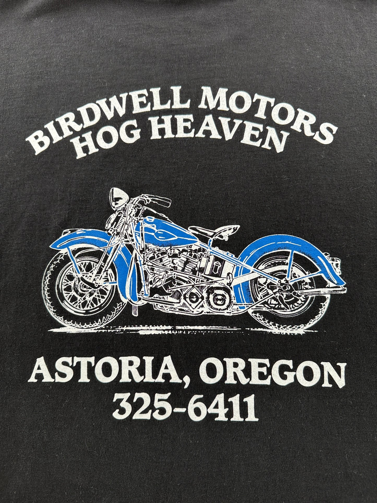 Back Graphic of Vintage '89 Harley Tee SZ XL