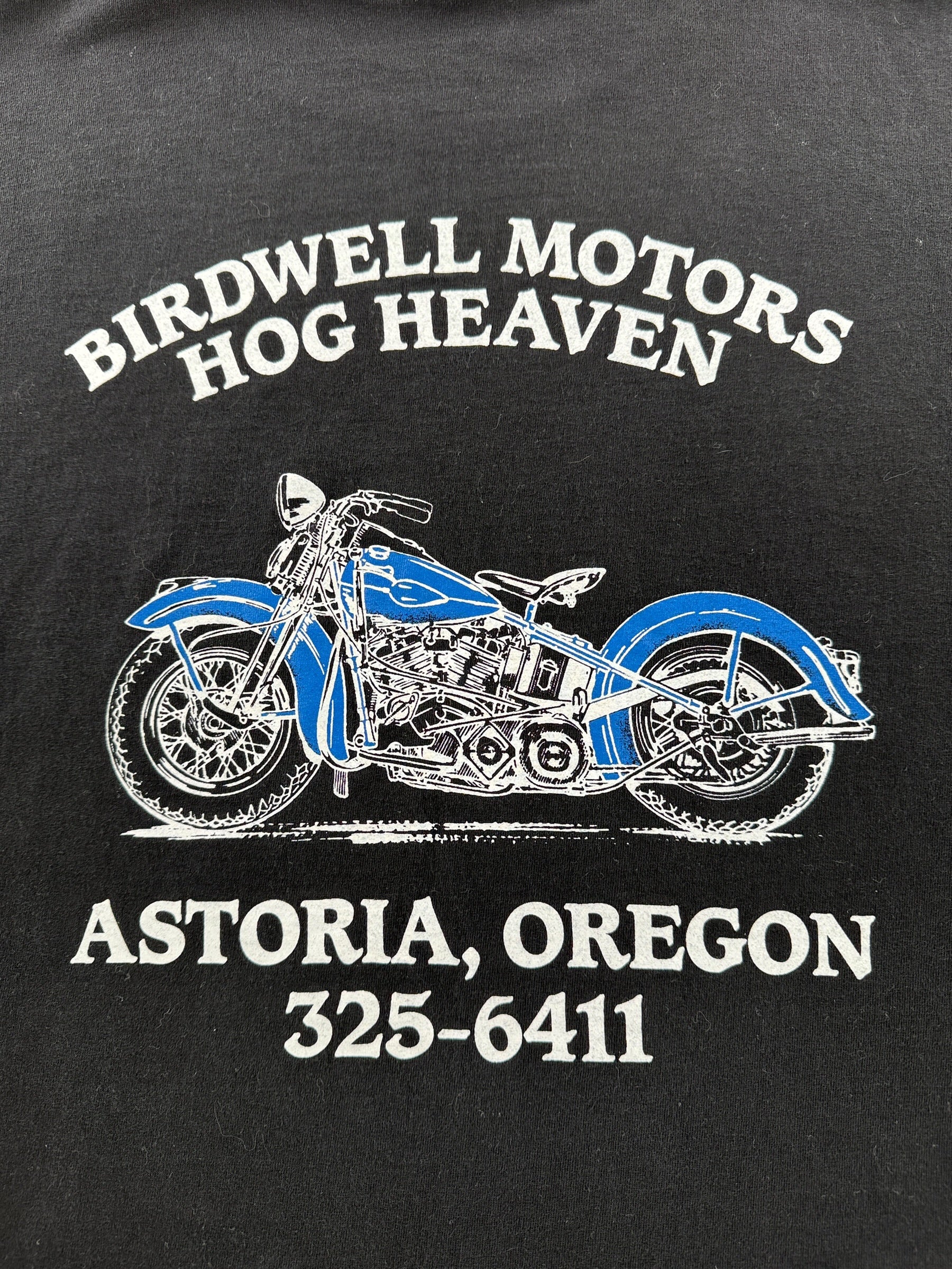 Back Graphic of Vintage '89 Harley Tee SZ XL
