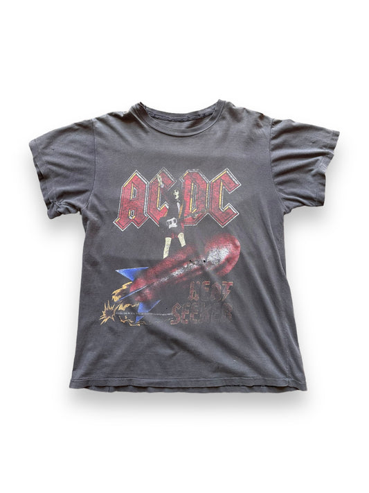 front of Vintage 80's ACDC "Heat Seeker" Band Tee Shirt SZ M