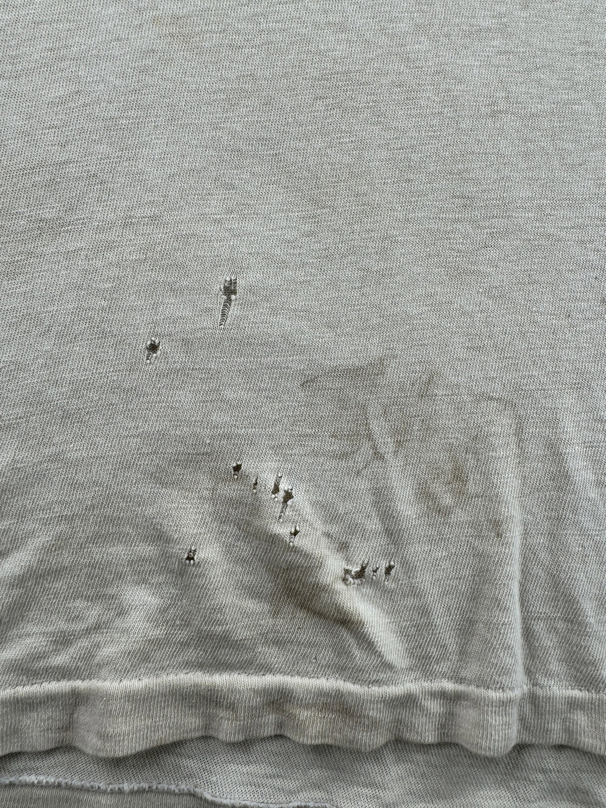 Scattered Holes & Staining on Vintage 1980 Grateful Dead Reckoning Tee SZ XL