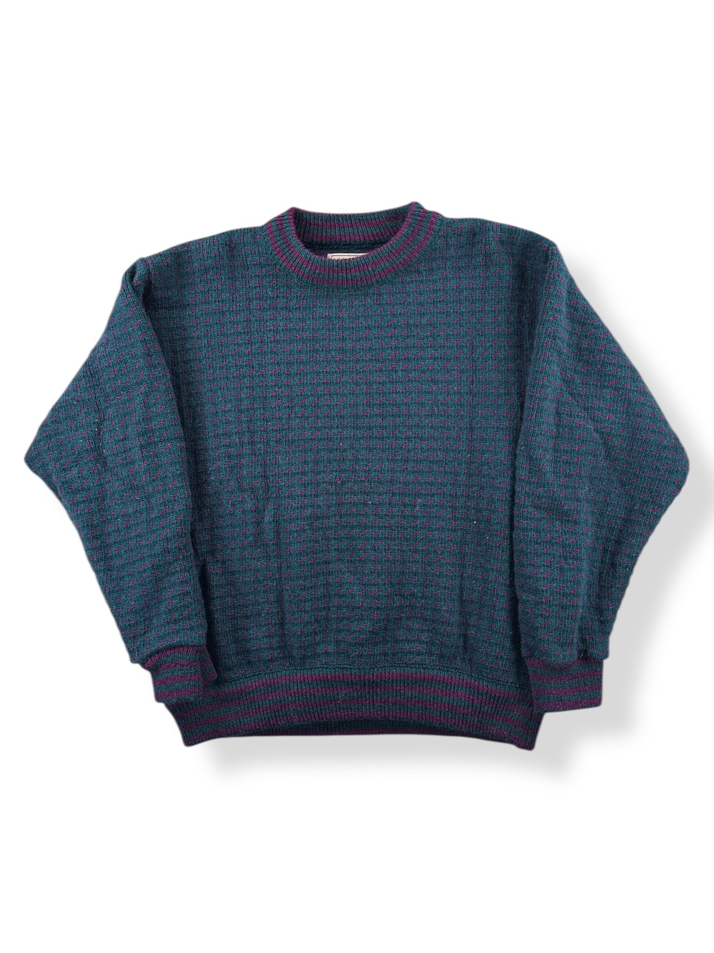 Front of Vintage L.L. Bean Ladies Nordic Birdseye Sweater SZ XL