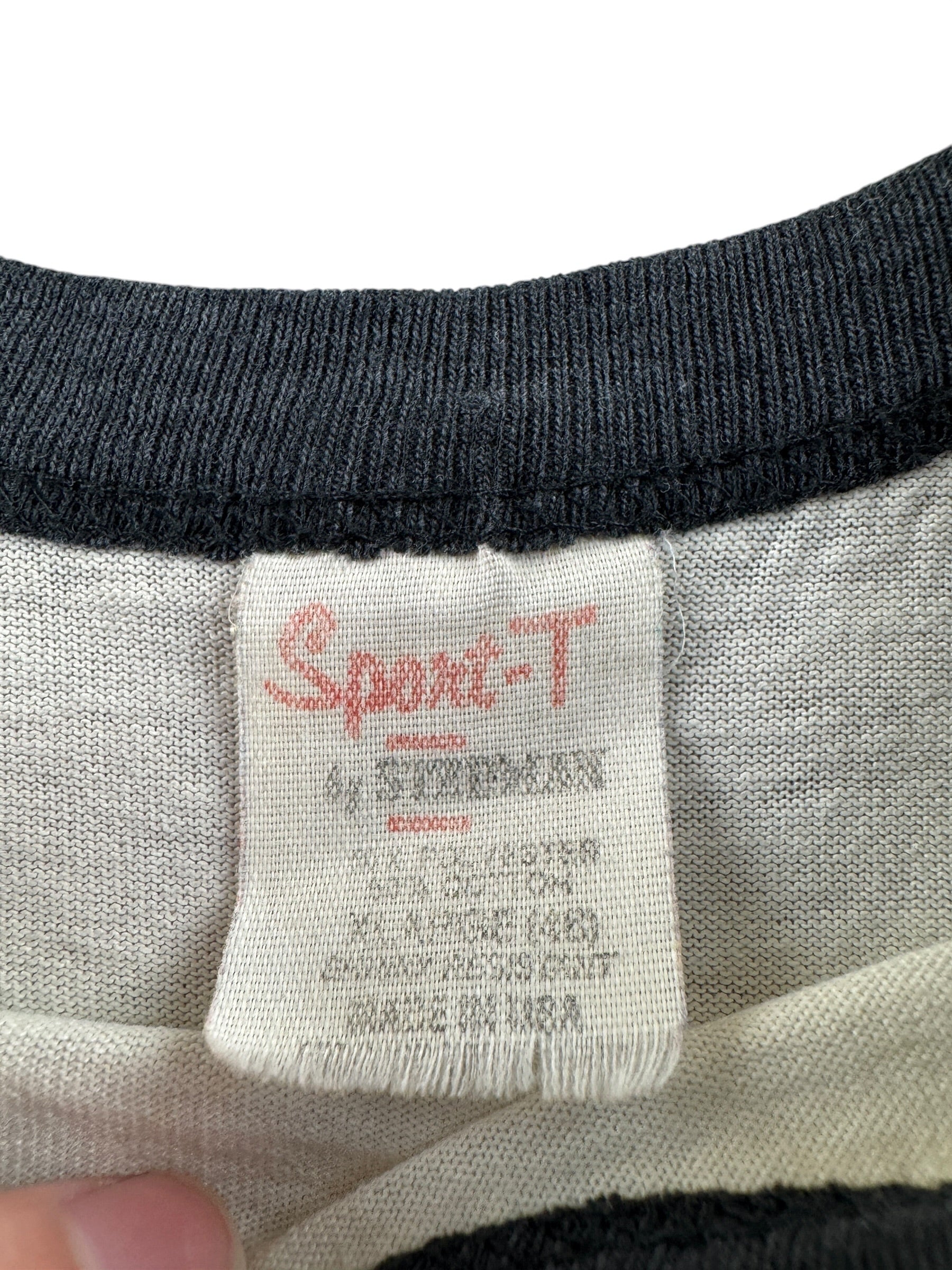 Tag on Vintage 1984 Van Halen Raglan Band Tee SZ XL
