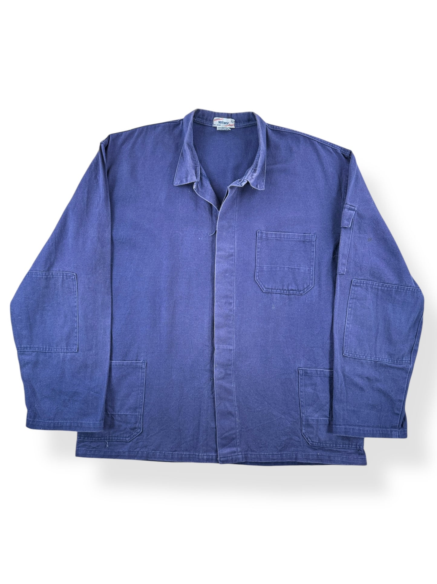 Front of Vintage R&R Workwear French Chore Coat SZ L