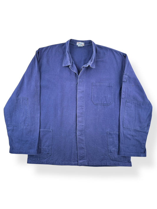 Front of Vintage R&R Workwear French Chore Coat SZ L