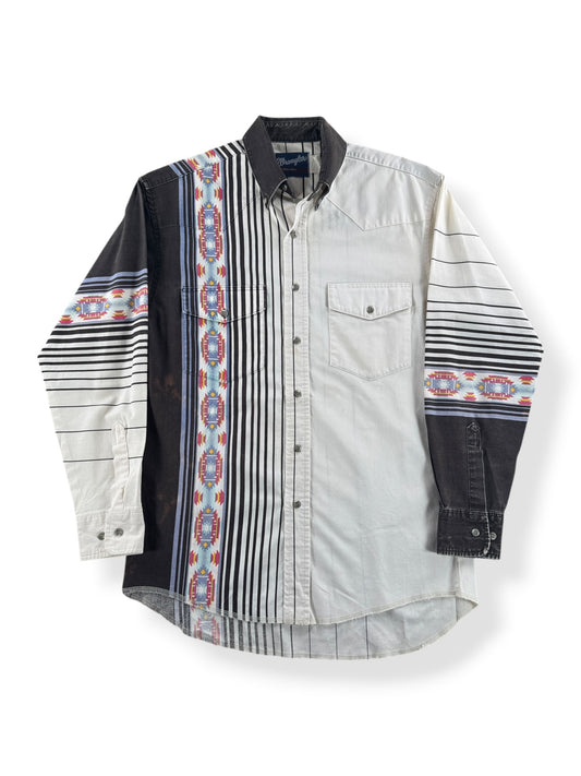 Front of Vintage Wrangler Two Face Brushpopper Shirt SZ M