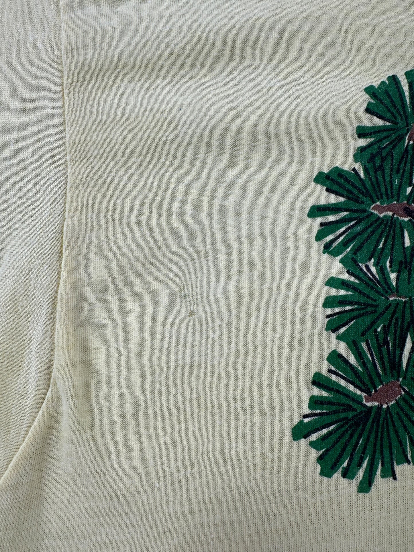 Hole on Vintage Sierra Club Tree Hugger Tee SZ S