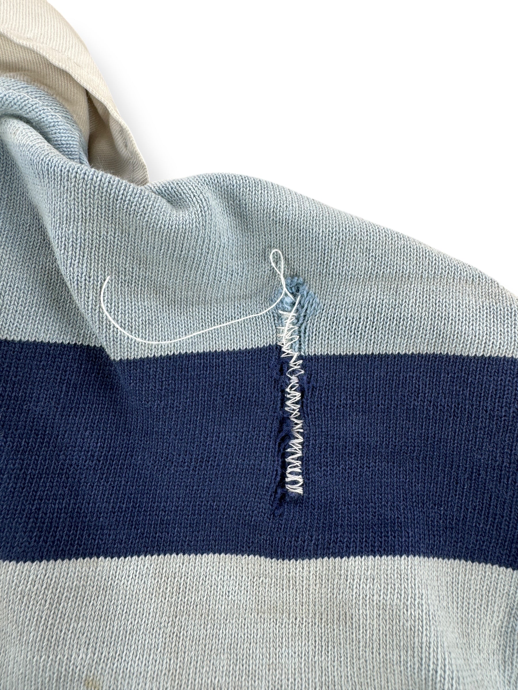Repair on Vintage Rugby Shirt AS IS SZ L